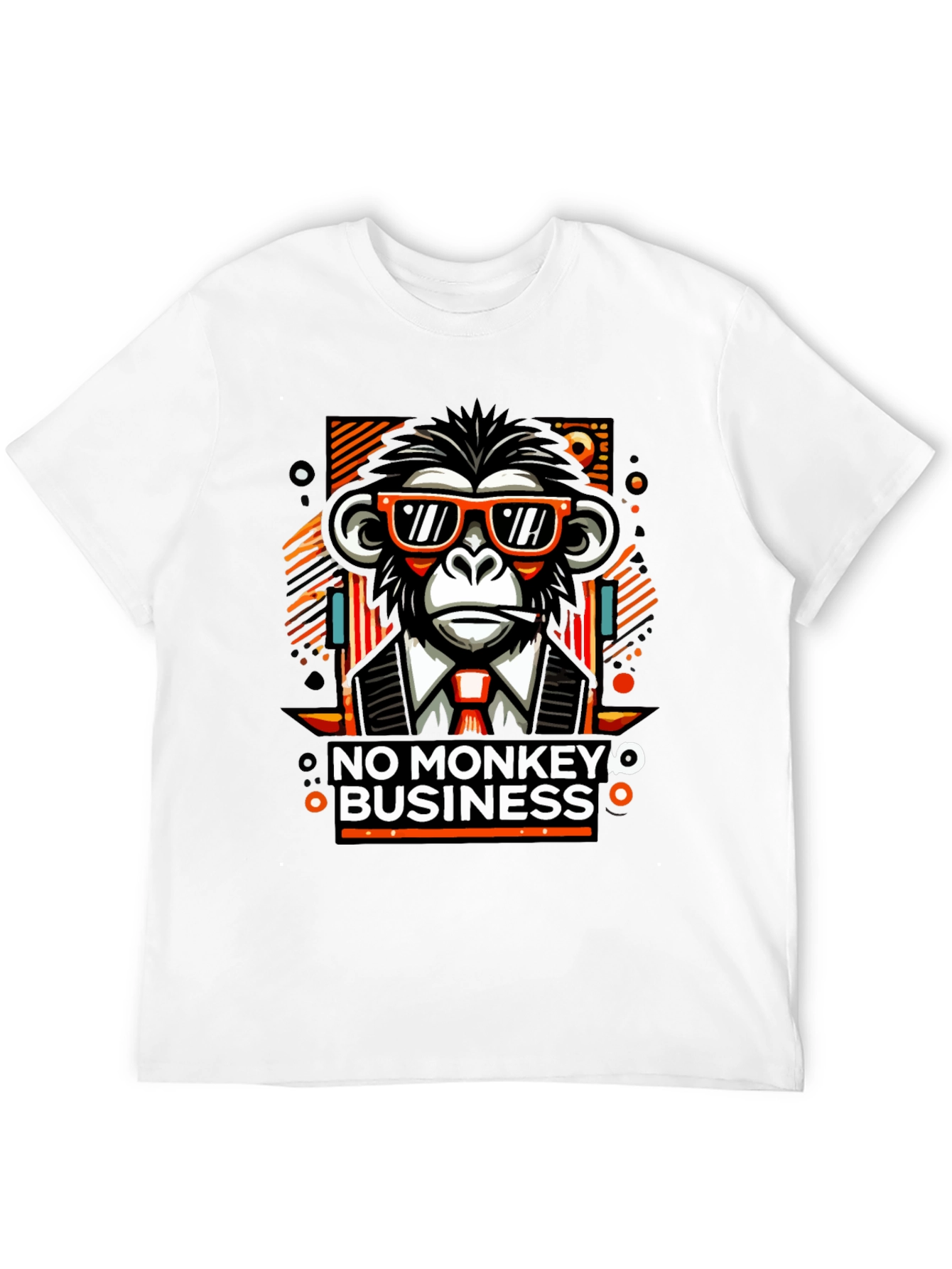 No Monkey Business Graphic T-Shirt