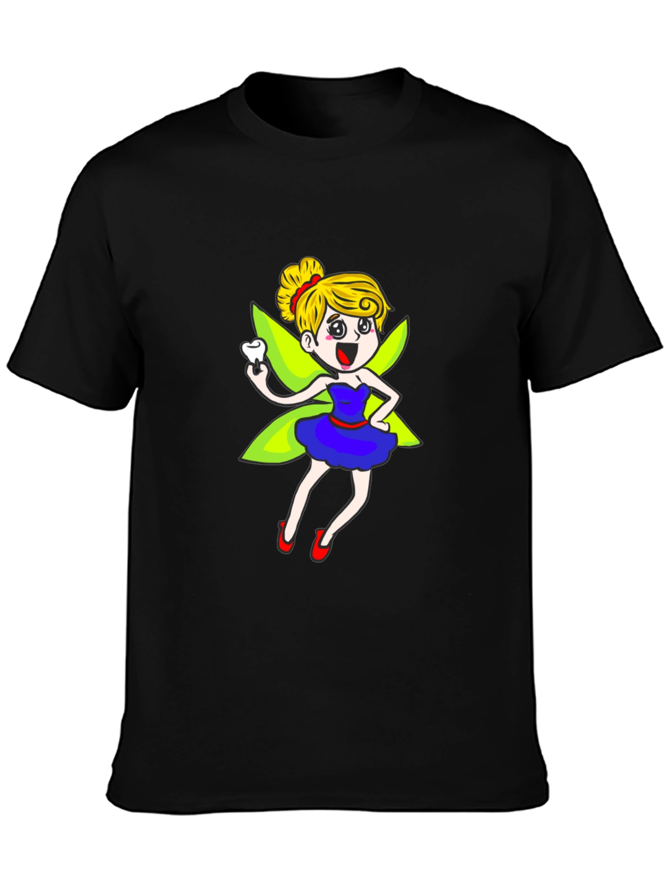 Tooth Fairy Graphic Tee - Black