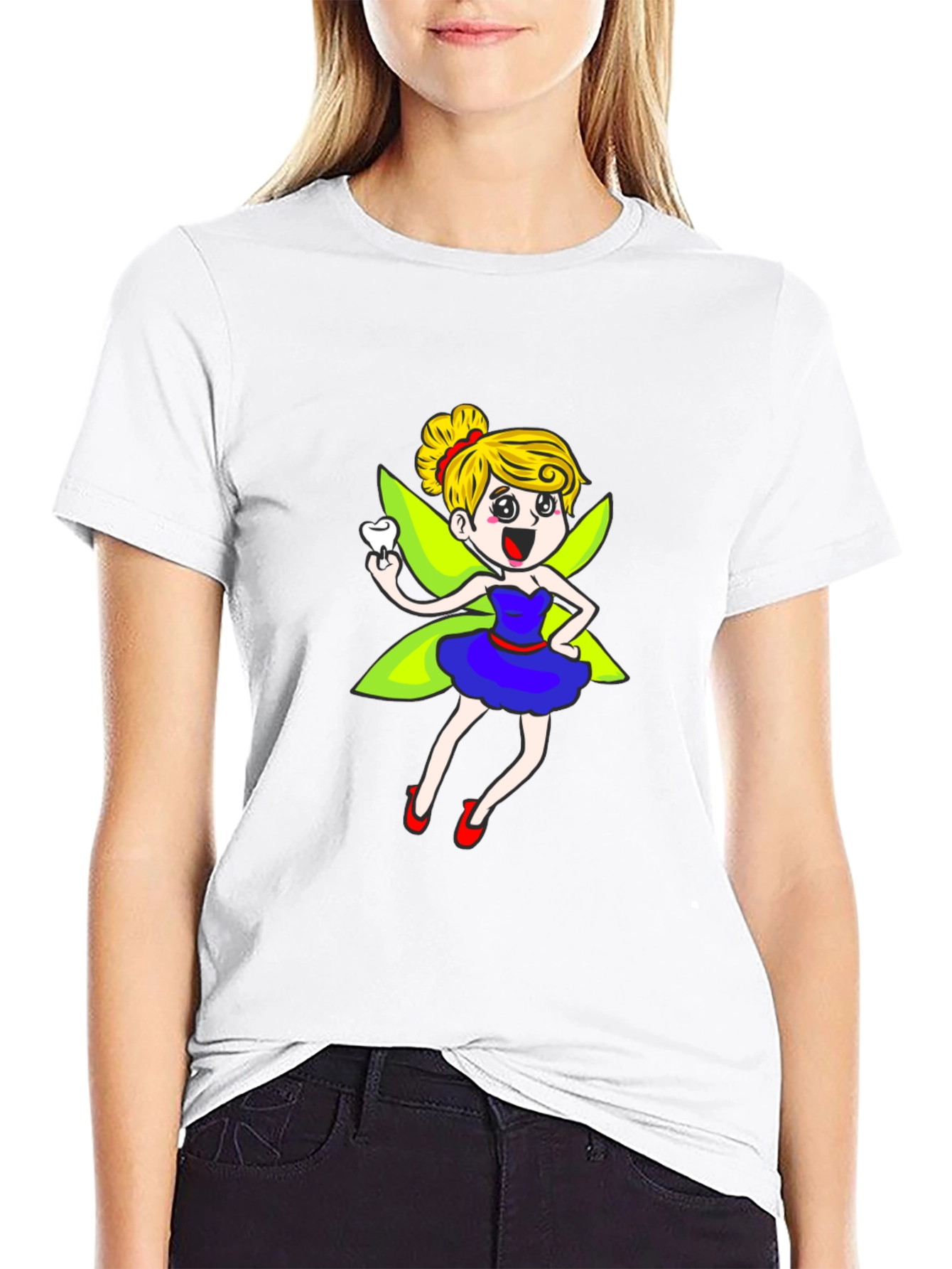 Tooth Fairy Graphic Tee - Black