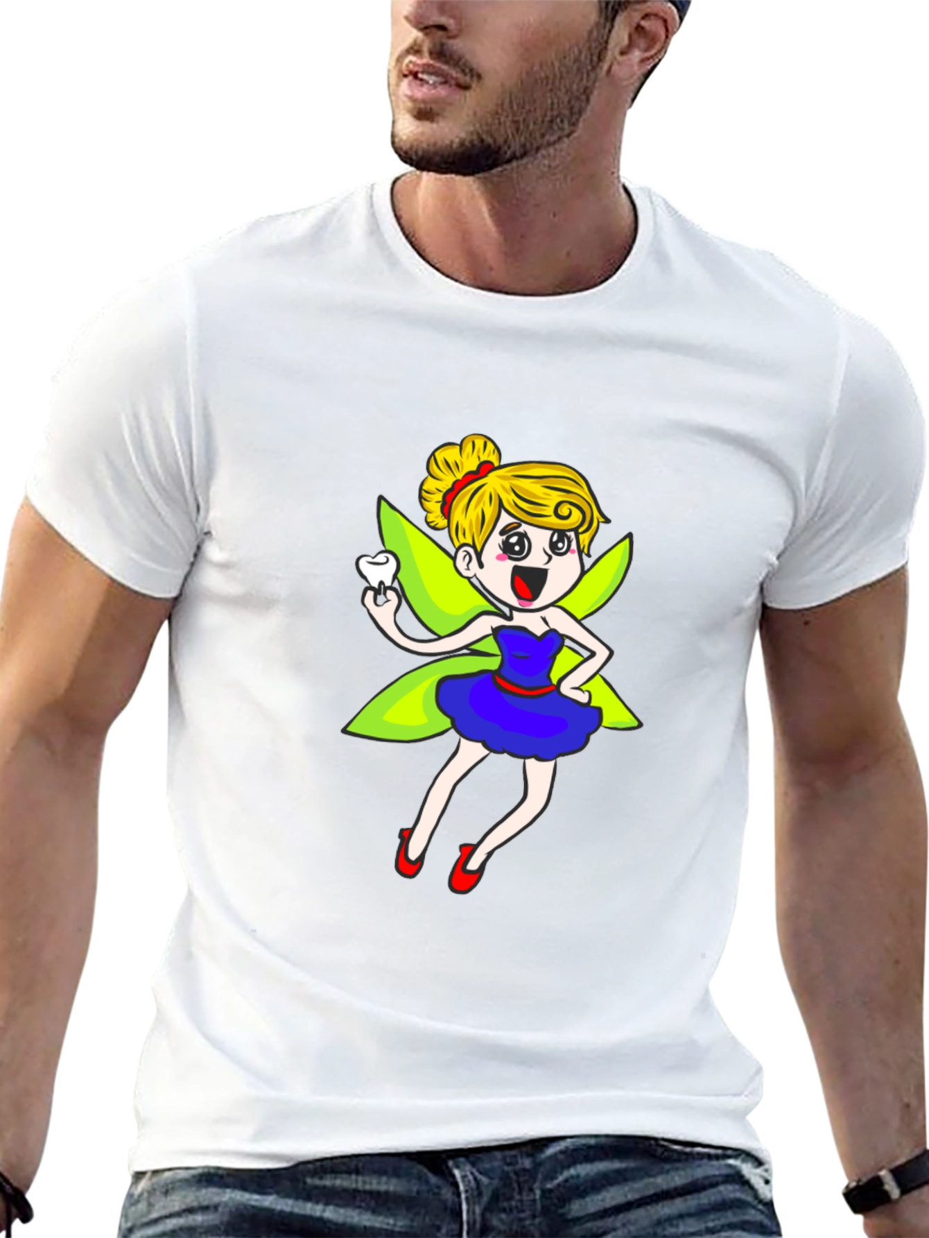 Tooth Fairy Graphic Tee - Black