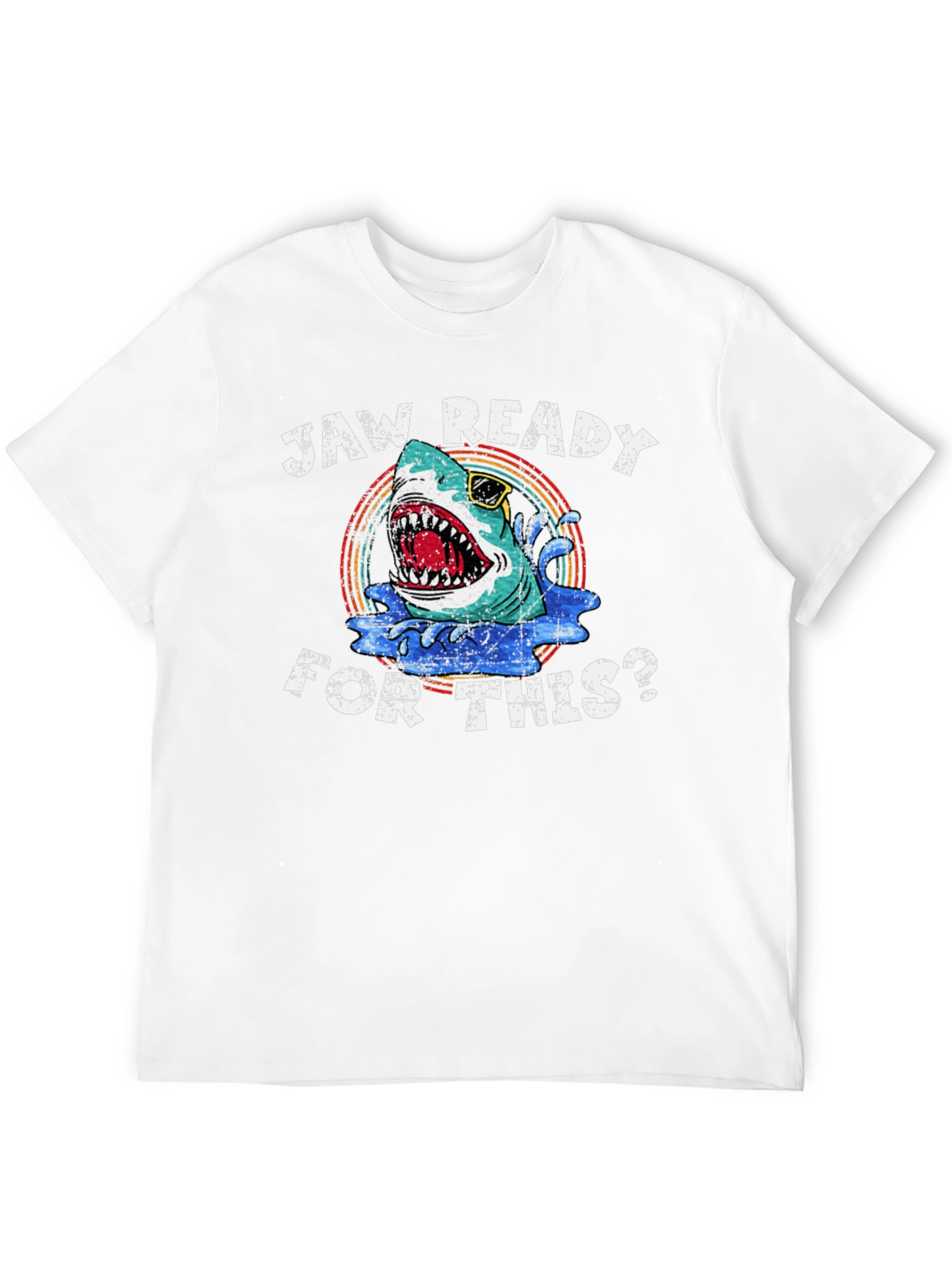 Jaw Ready Shark Graphic T-Shirt