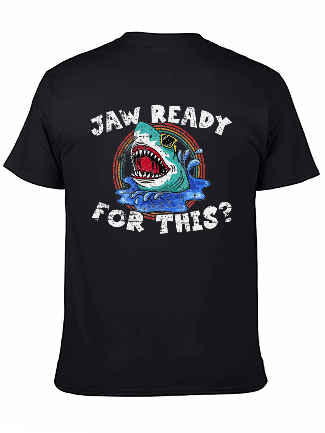 Jaw Ready Shark Graphic T-Shirt