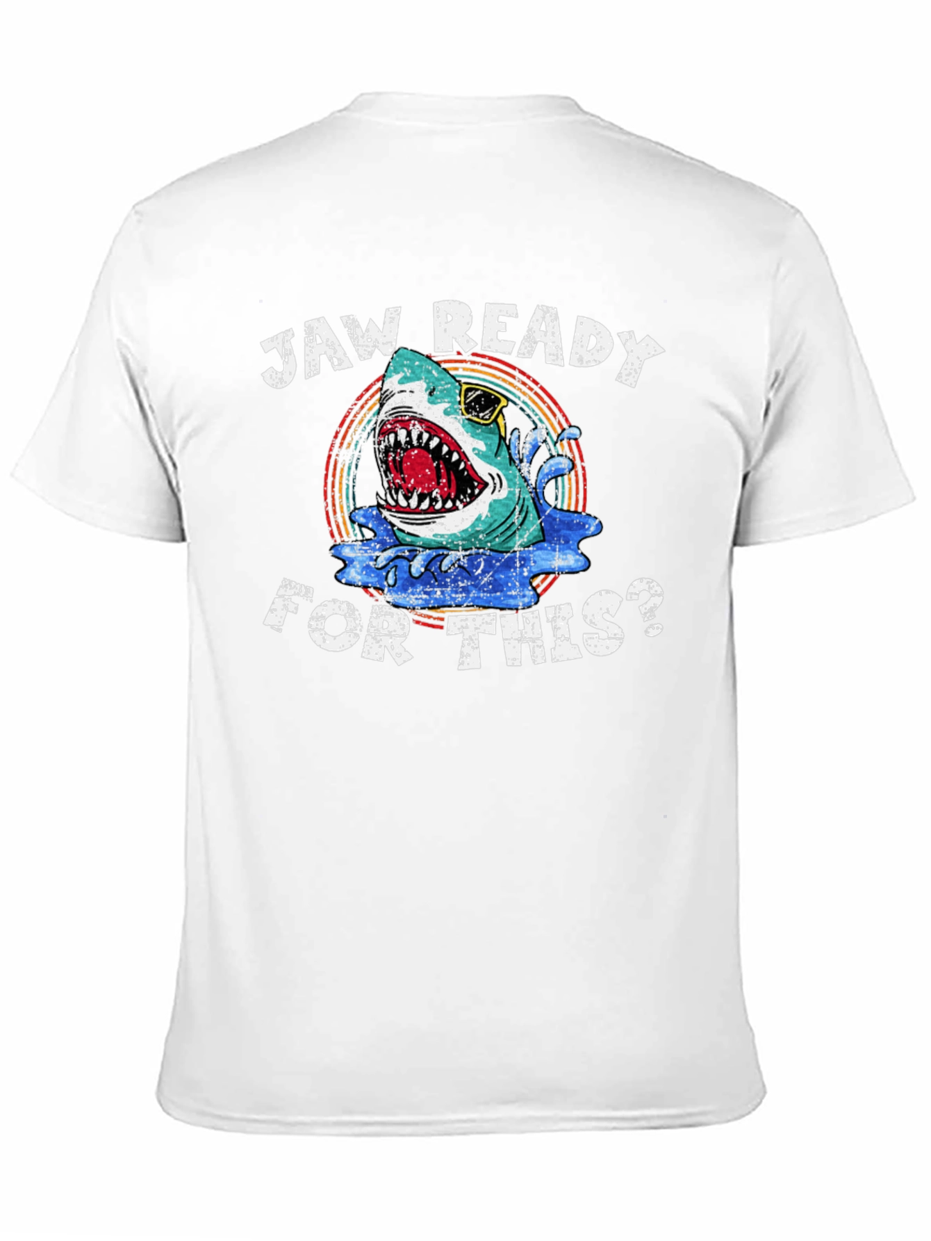 Jaw Ready Shark Graphic T-Shirt