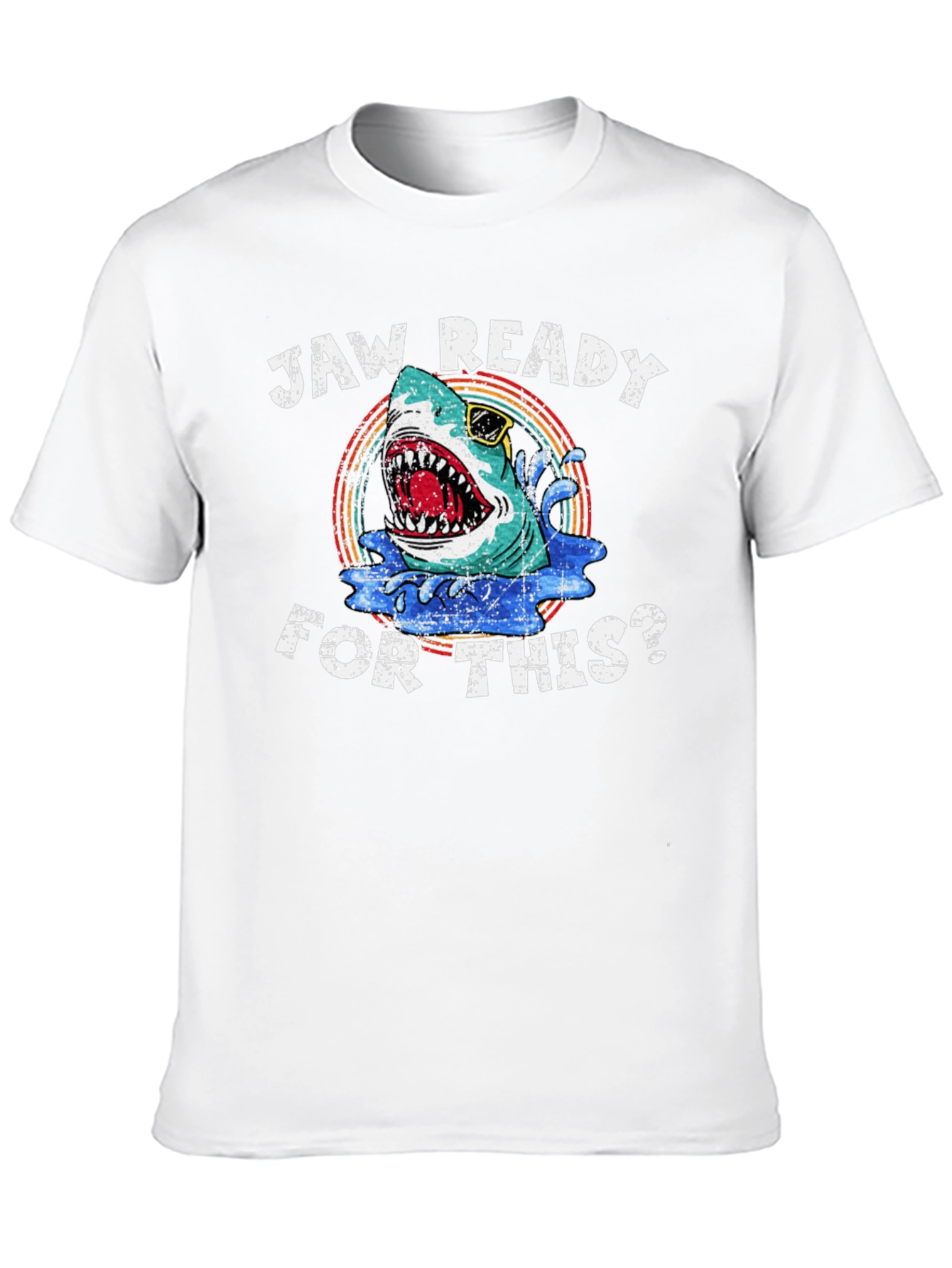 Jaw Ready Shark Graphic T-Shirt