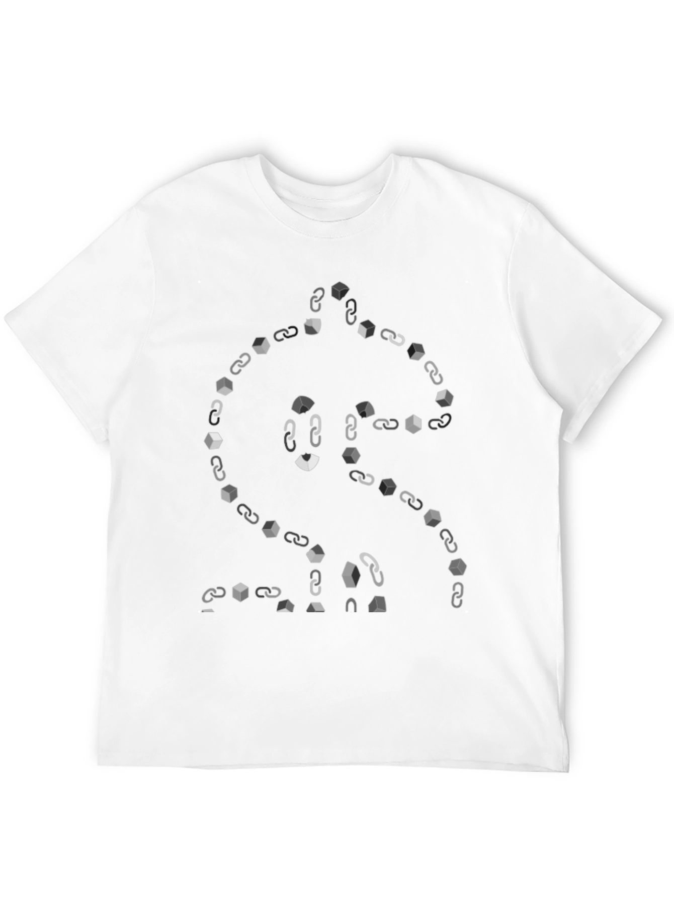 Crypto Dollar Sign Chain Link T-Shirt