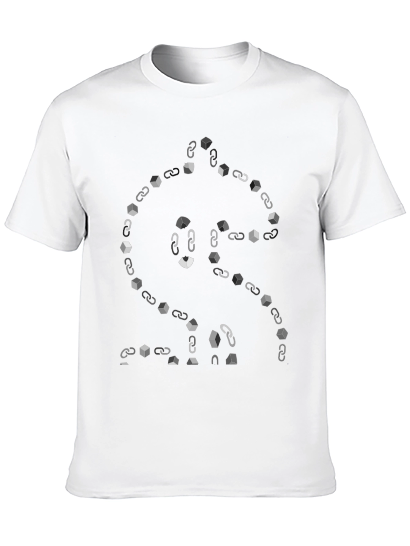 Crypto Dollar Sign Chain Link T-Shirt