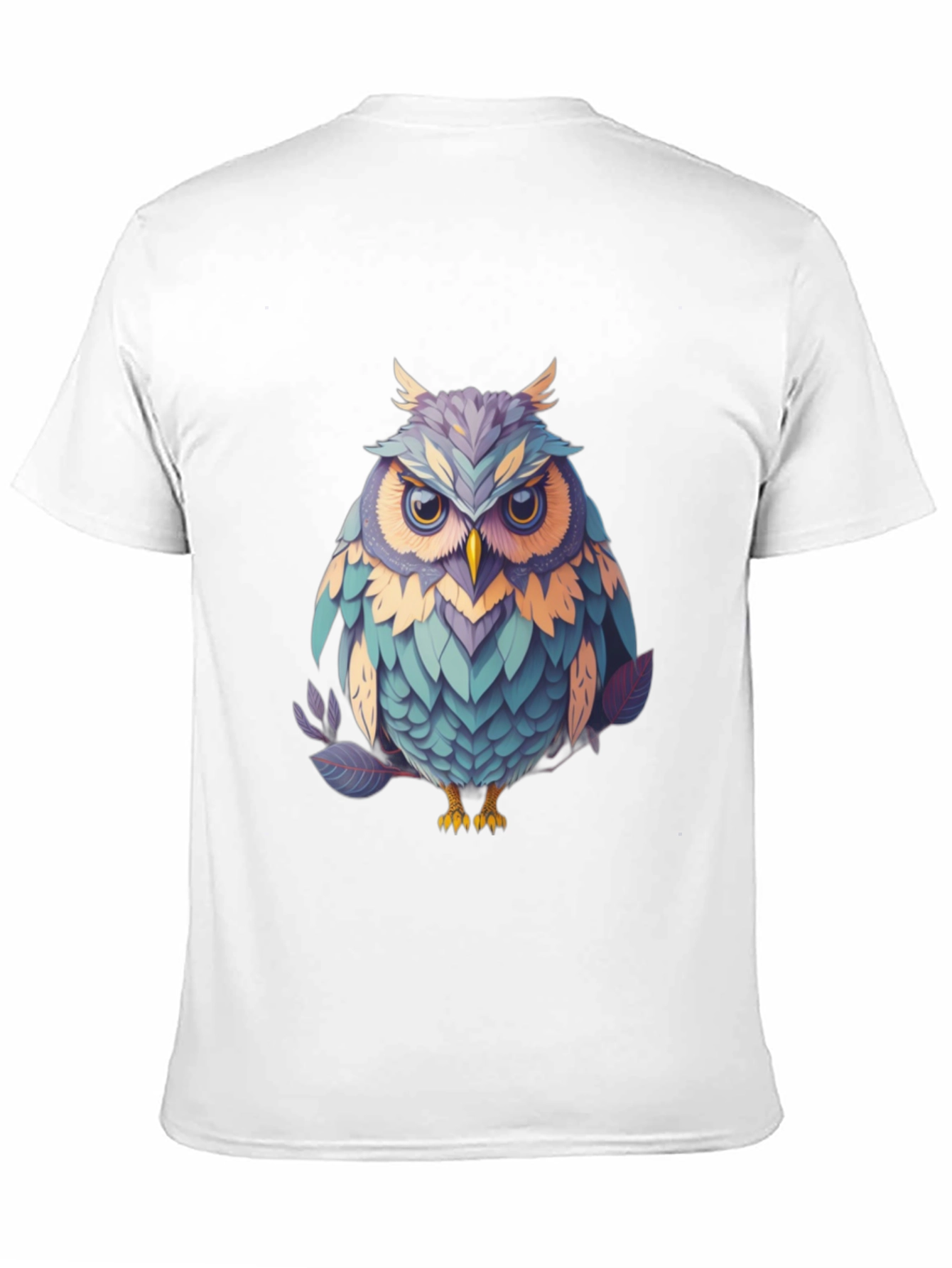 Owl Graphic Tee - Unique Bird Design