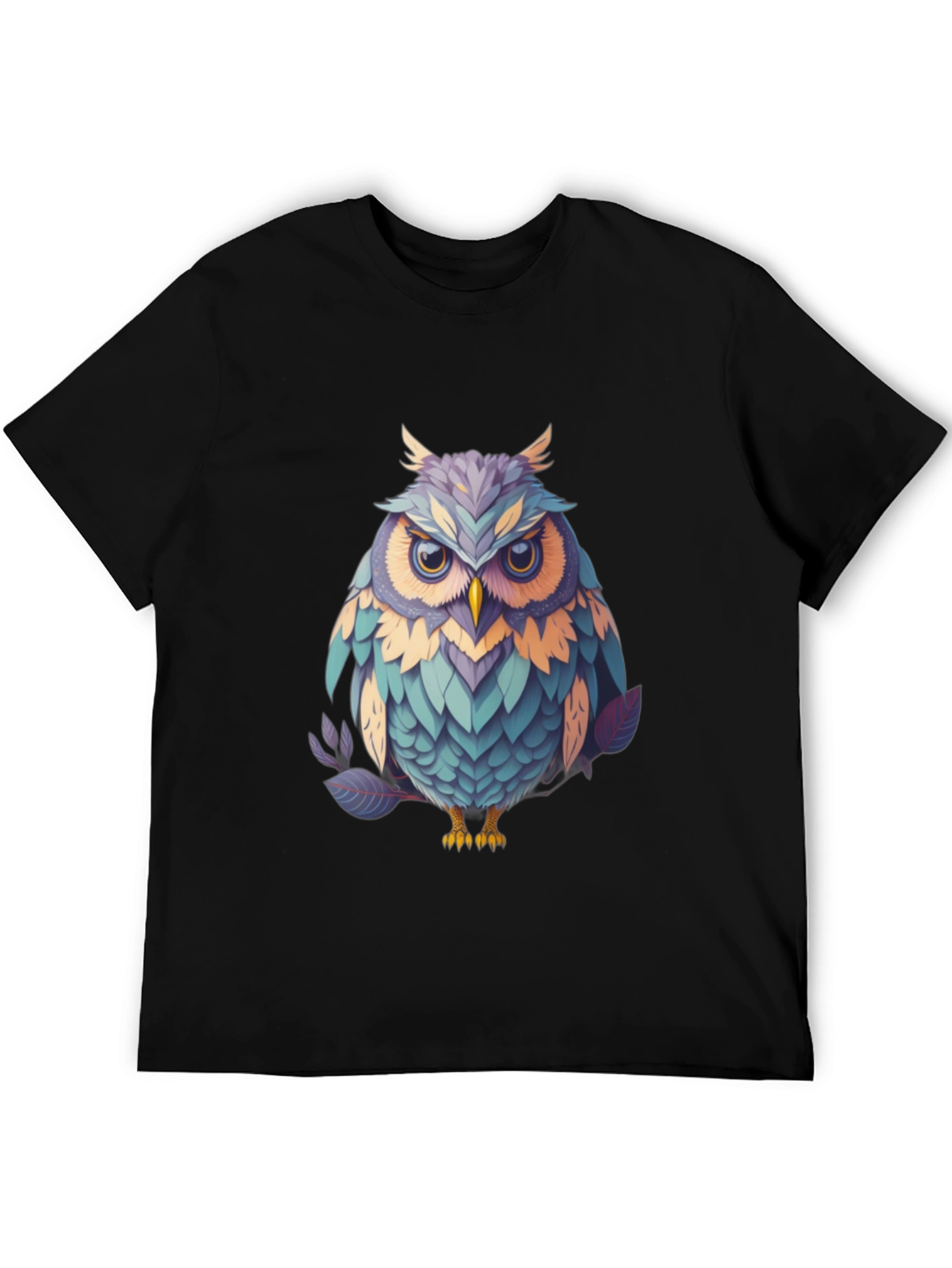 Owl Graphic Tee - Unique Bird Design