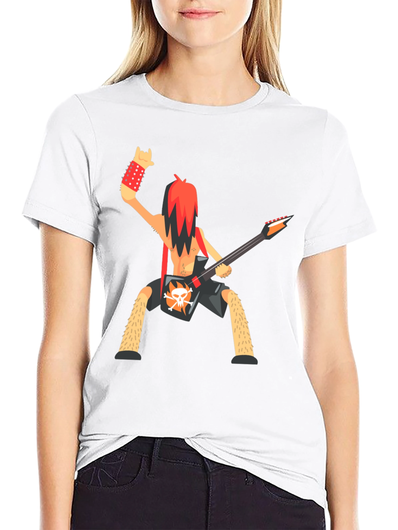 Rockstar Cartoon Graphic T-Shirt