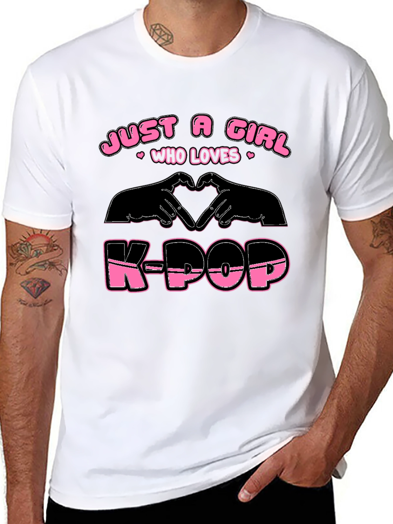 Just A Girl Who Loves K-Pop T-Shirt