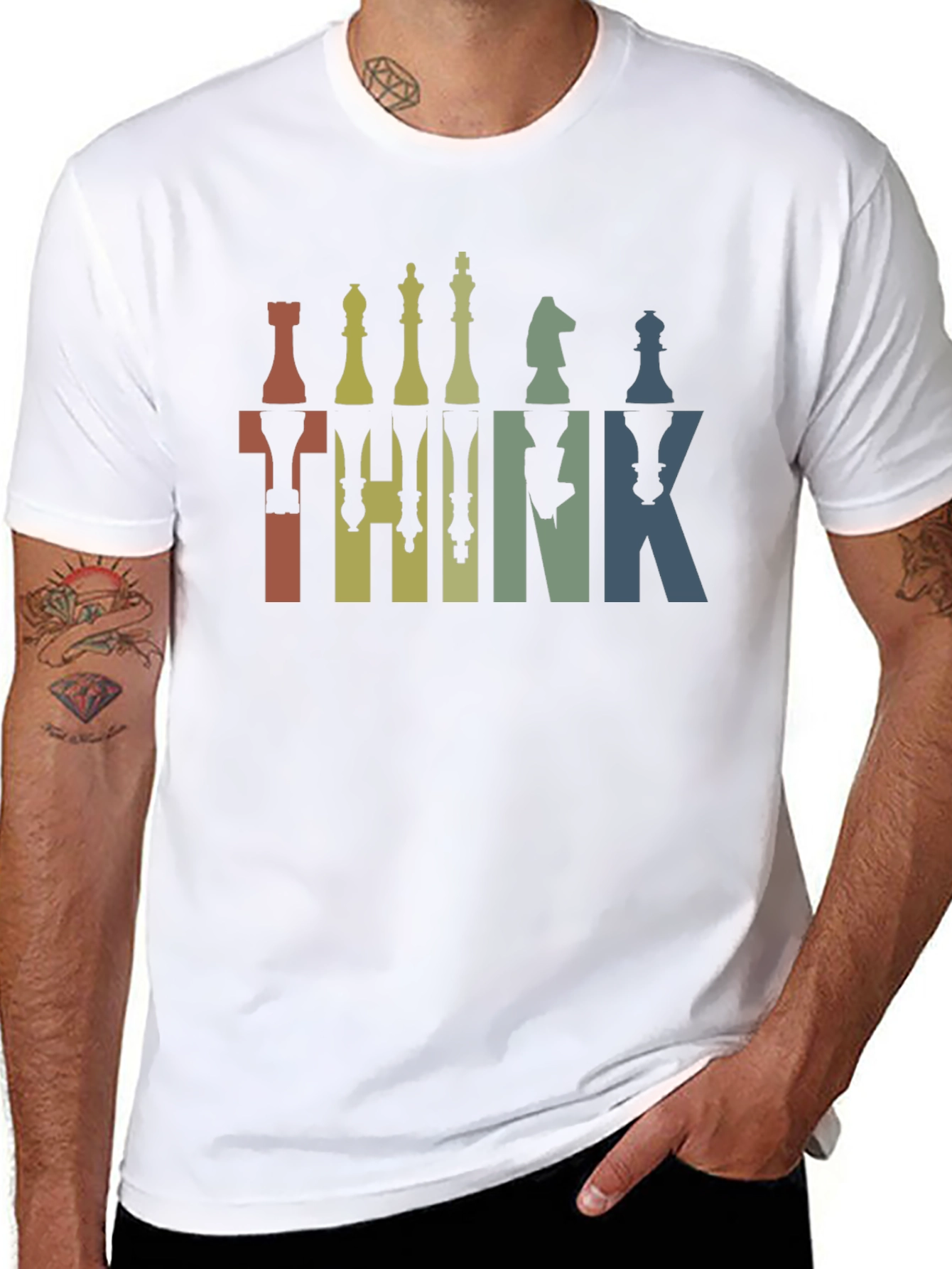 Chess Think T-Shirt - Strategic Style