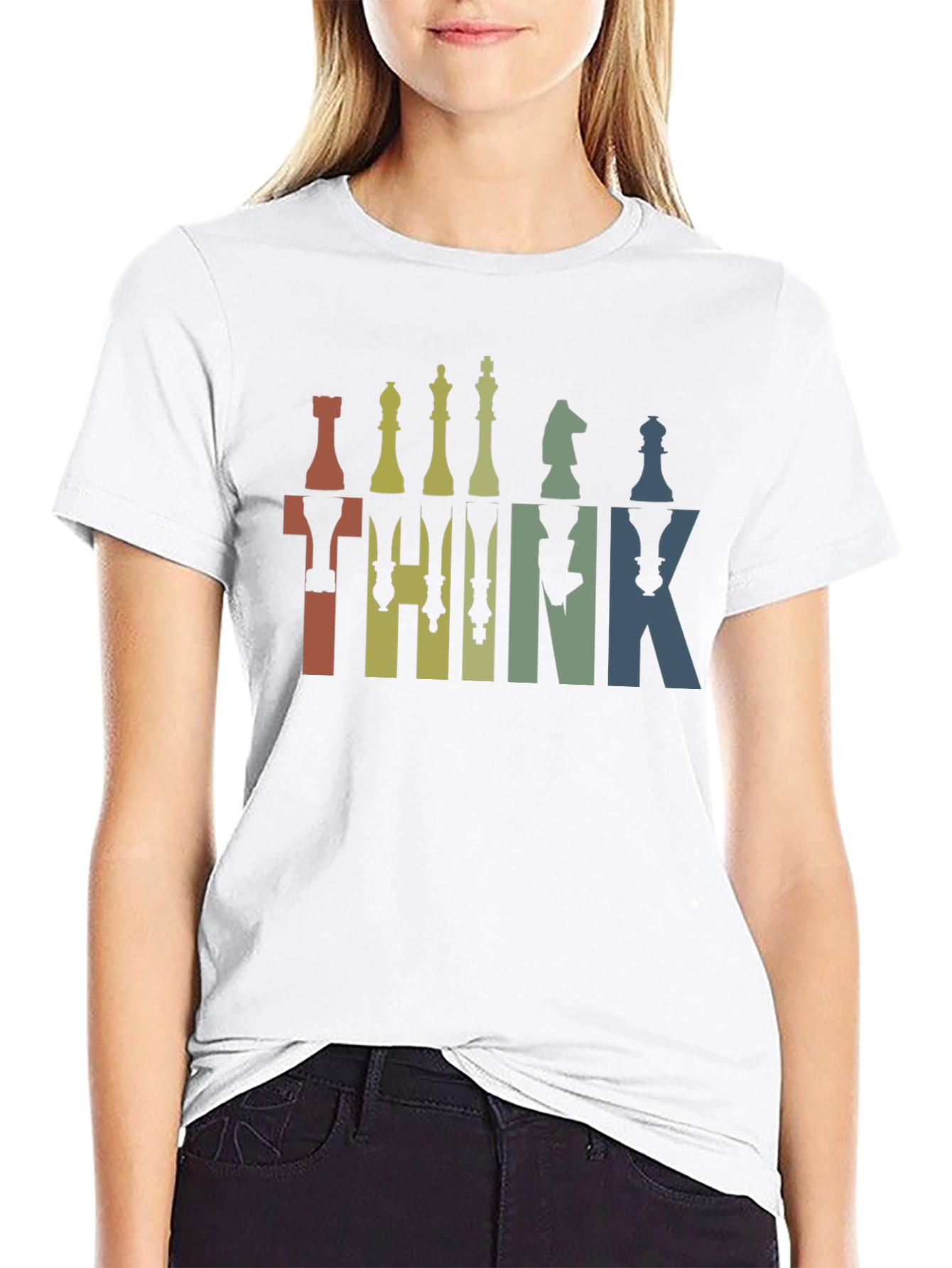 Chess Think T-Shirt - Strategic Style