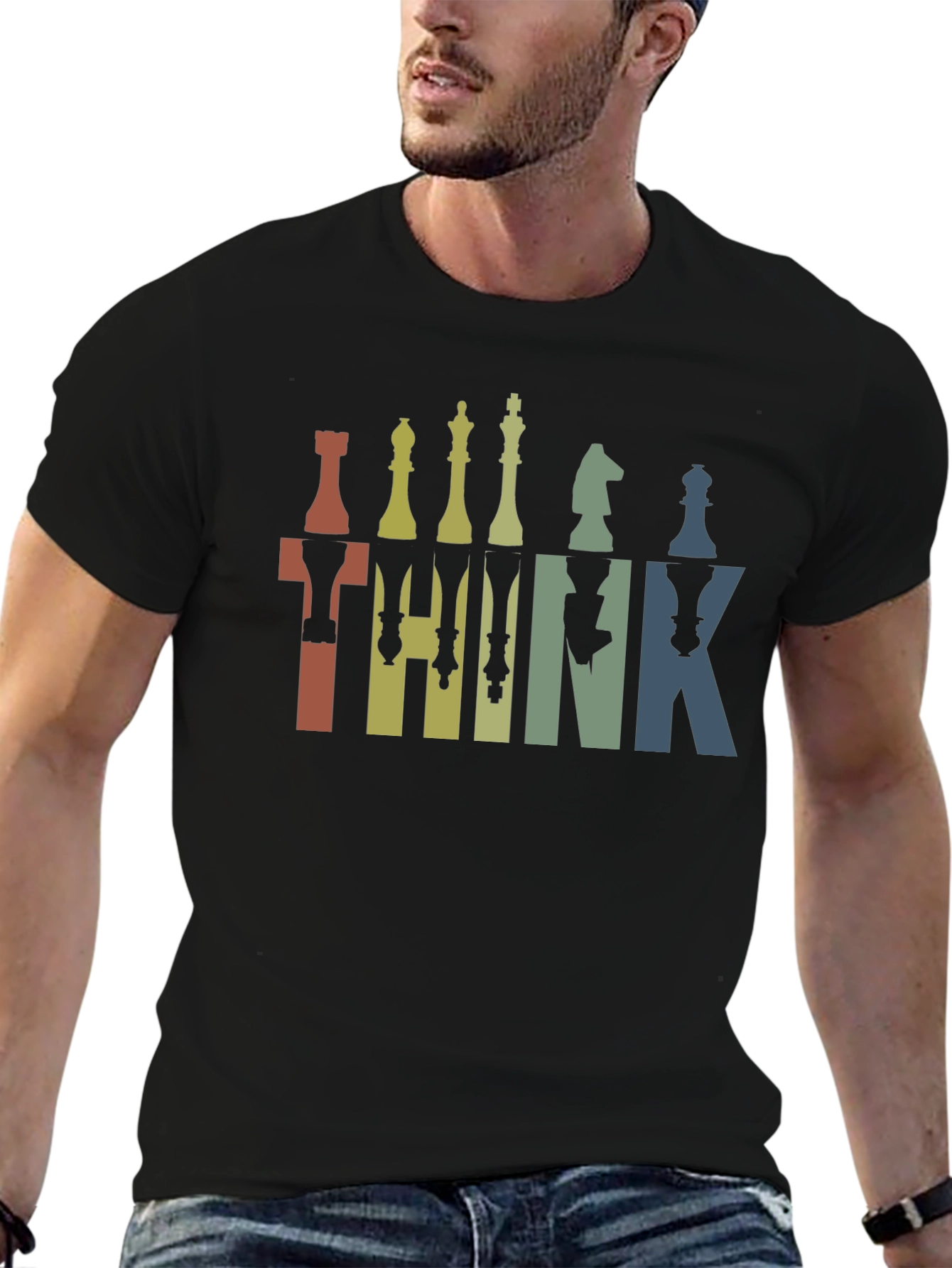 Chess Think T-Shirt - Strategic Style