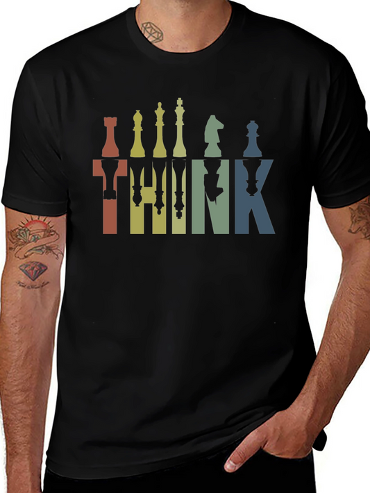 Chess Think T-Shirt - Strategic Style