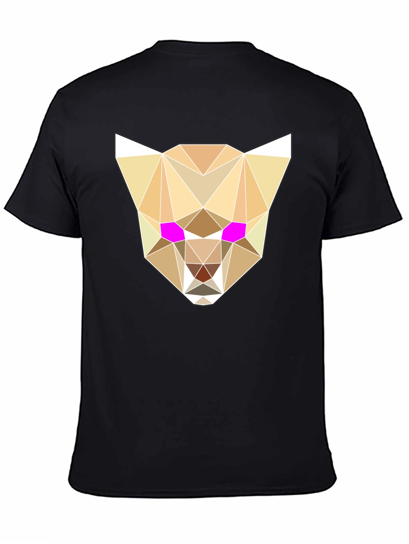 Geometric Cheetah Graphic Tee - Stylish & Unique