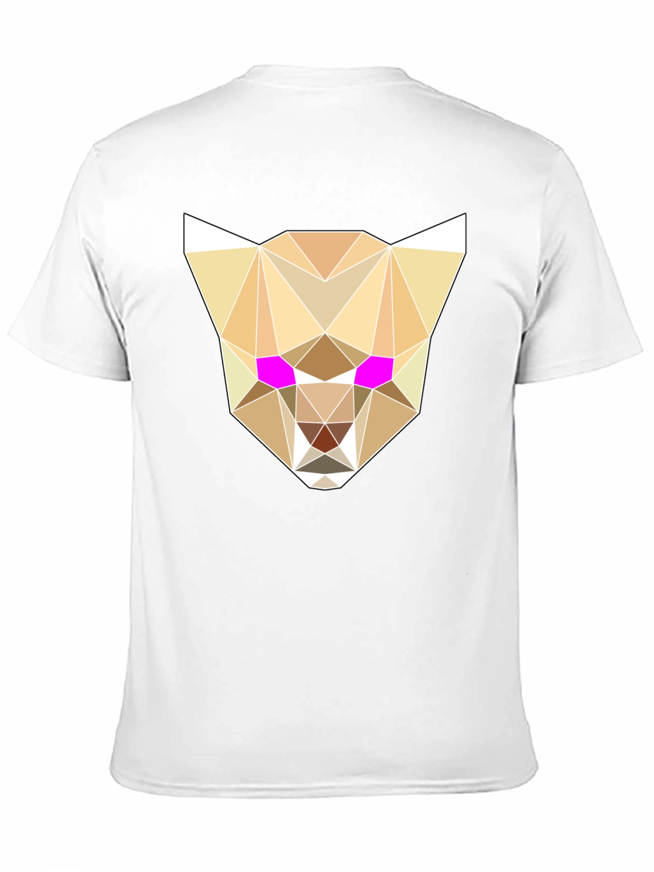 Geometric Cheetah Graphic Tee - Stylish & Unique