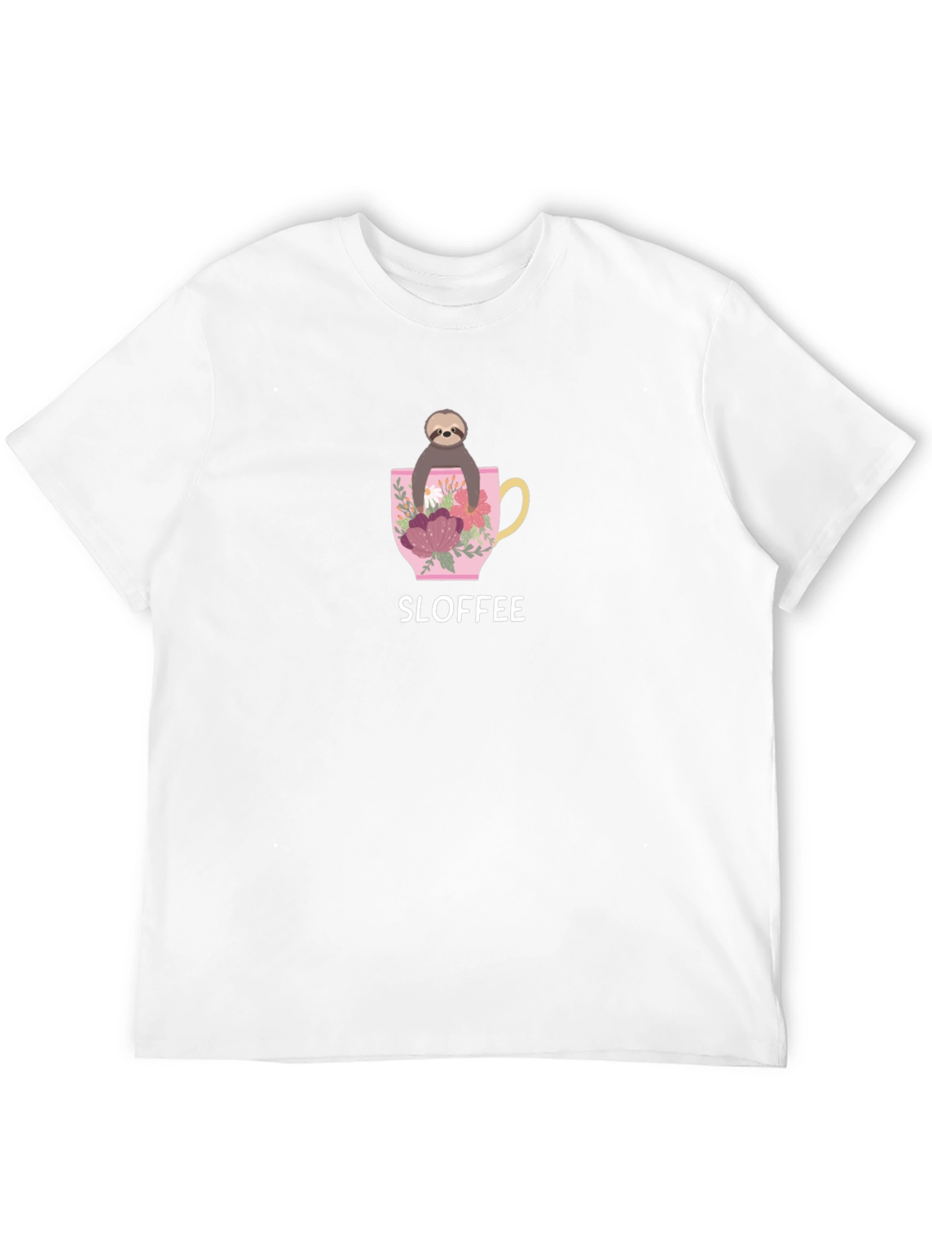 Sloffee Sloth Coffee Lover Graphic T-Shirt