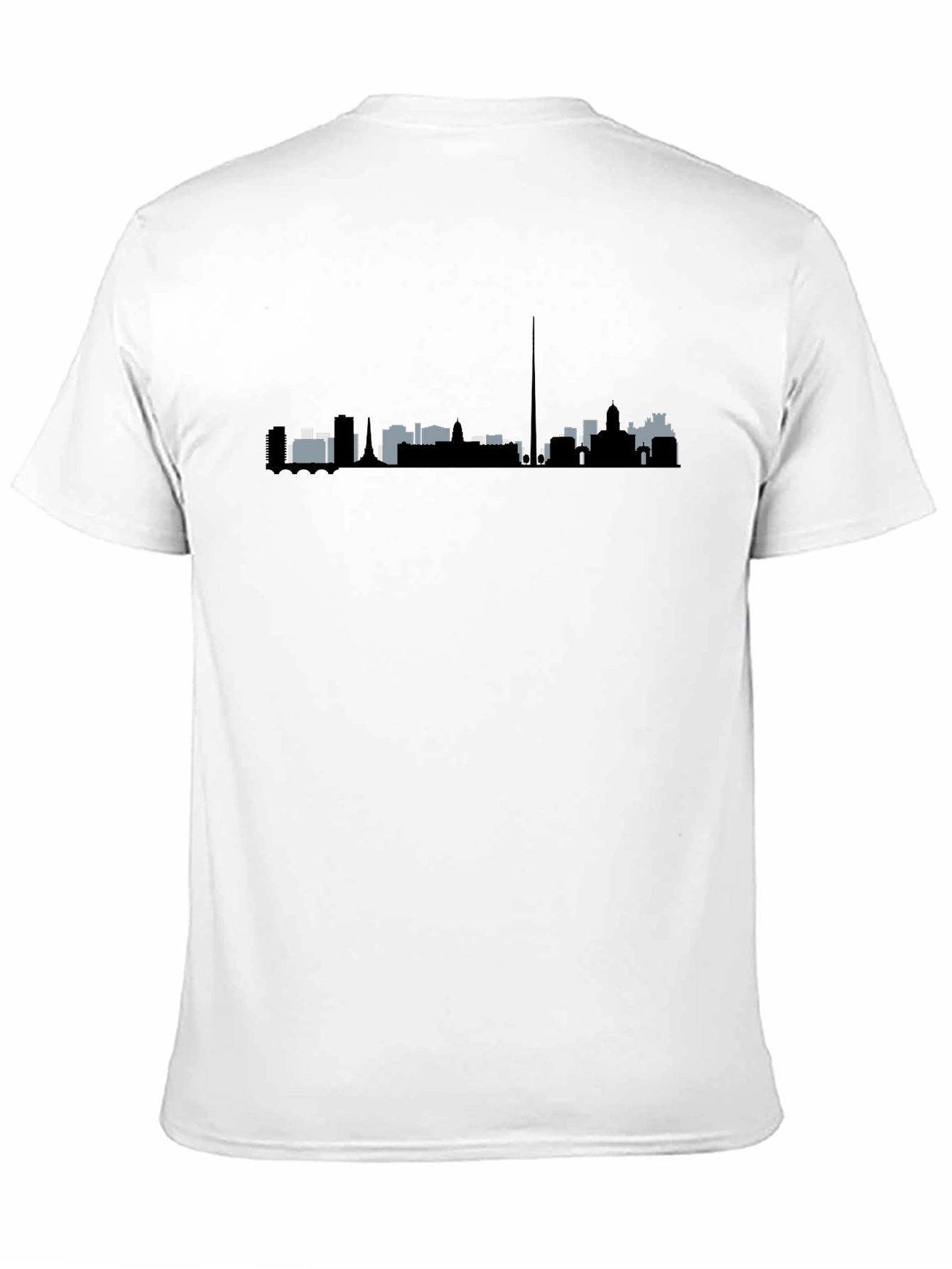 City Skyline Graphic Black T-Shirt