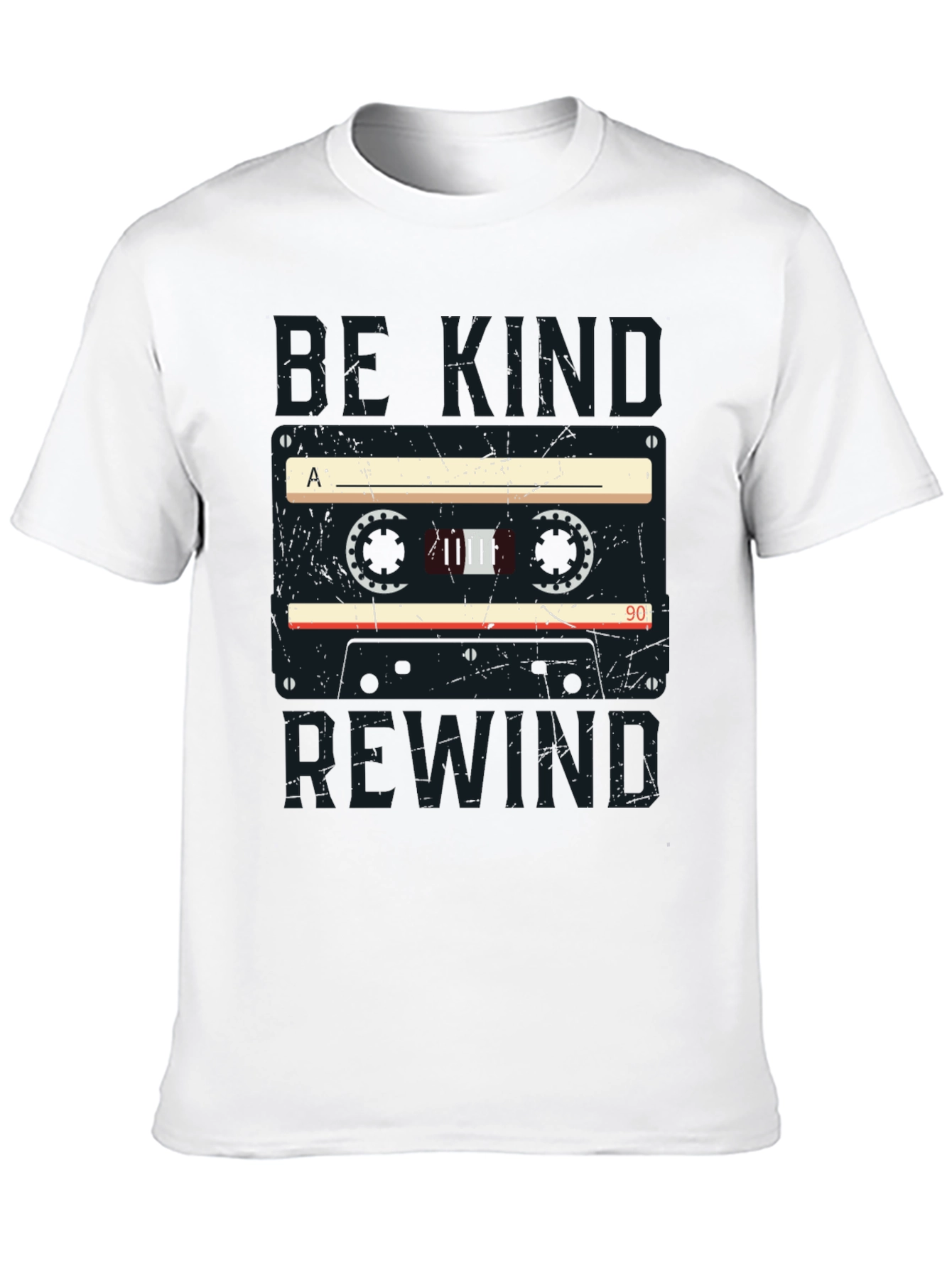 Be Kind Rewind Retro Cassette Tape T-Shirt