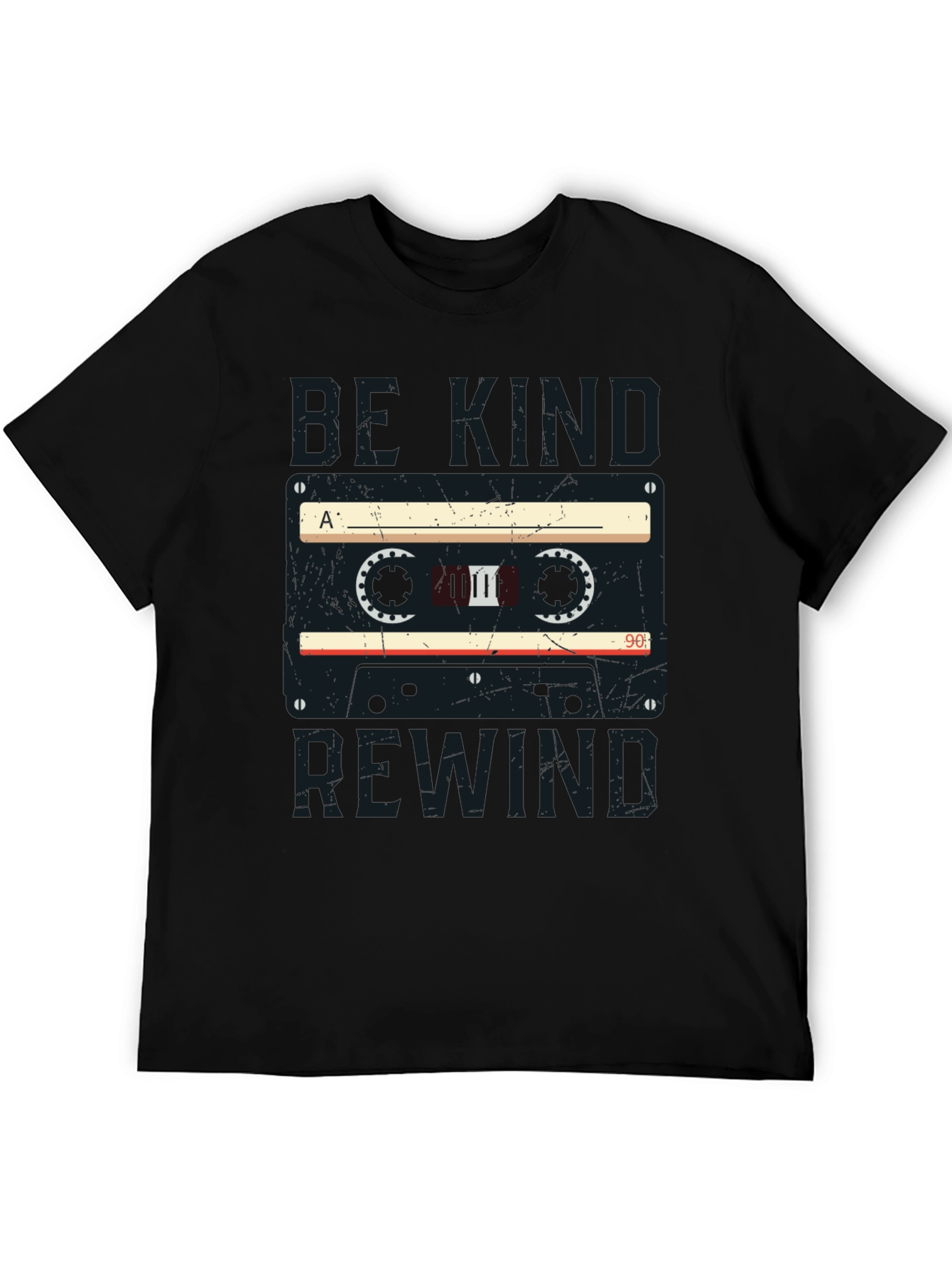 Be Kind Rewind Retro Cassette Tape T-Shirt