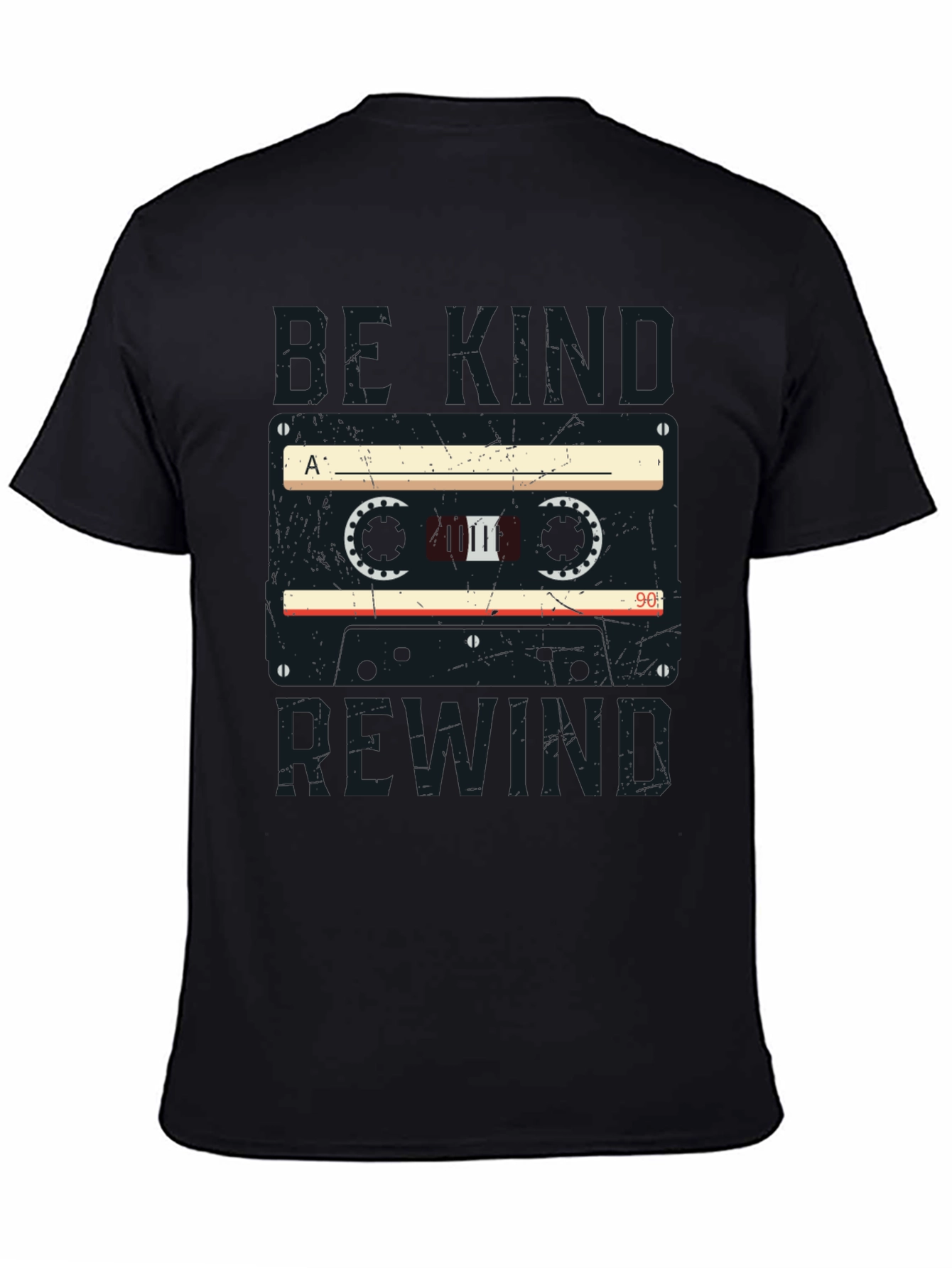 Be Kind Rewind Retro Cassette Tape T-Shirt