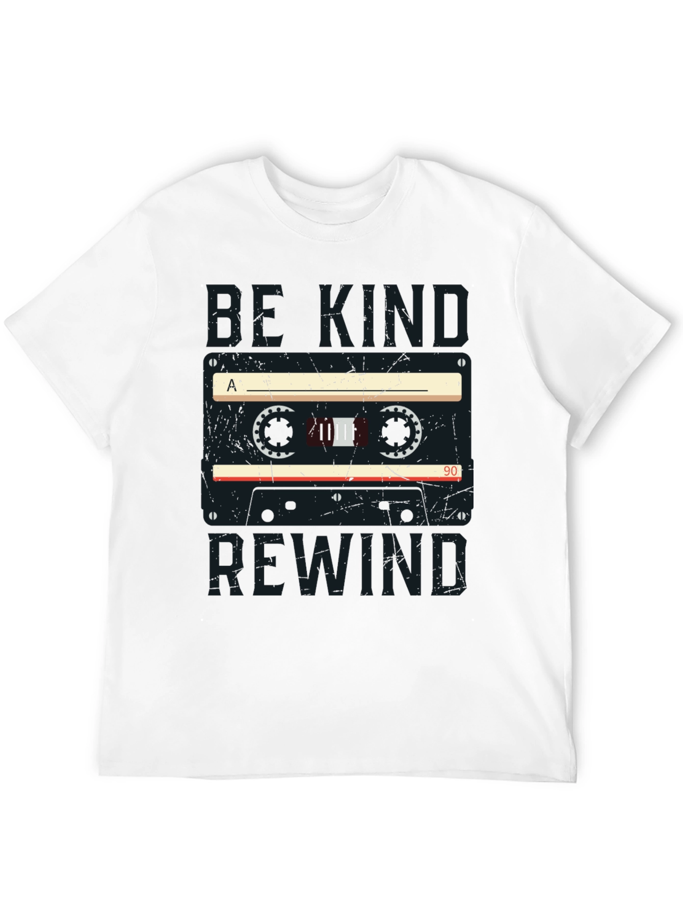 Be Kind Rewind Retro Cassette Tape T-Shirt
