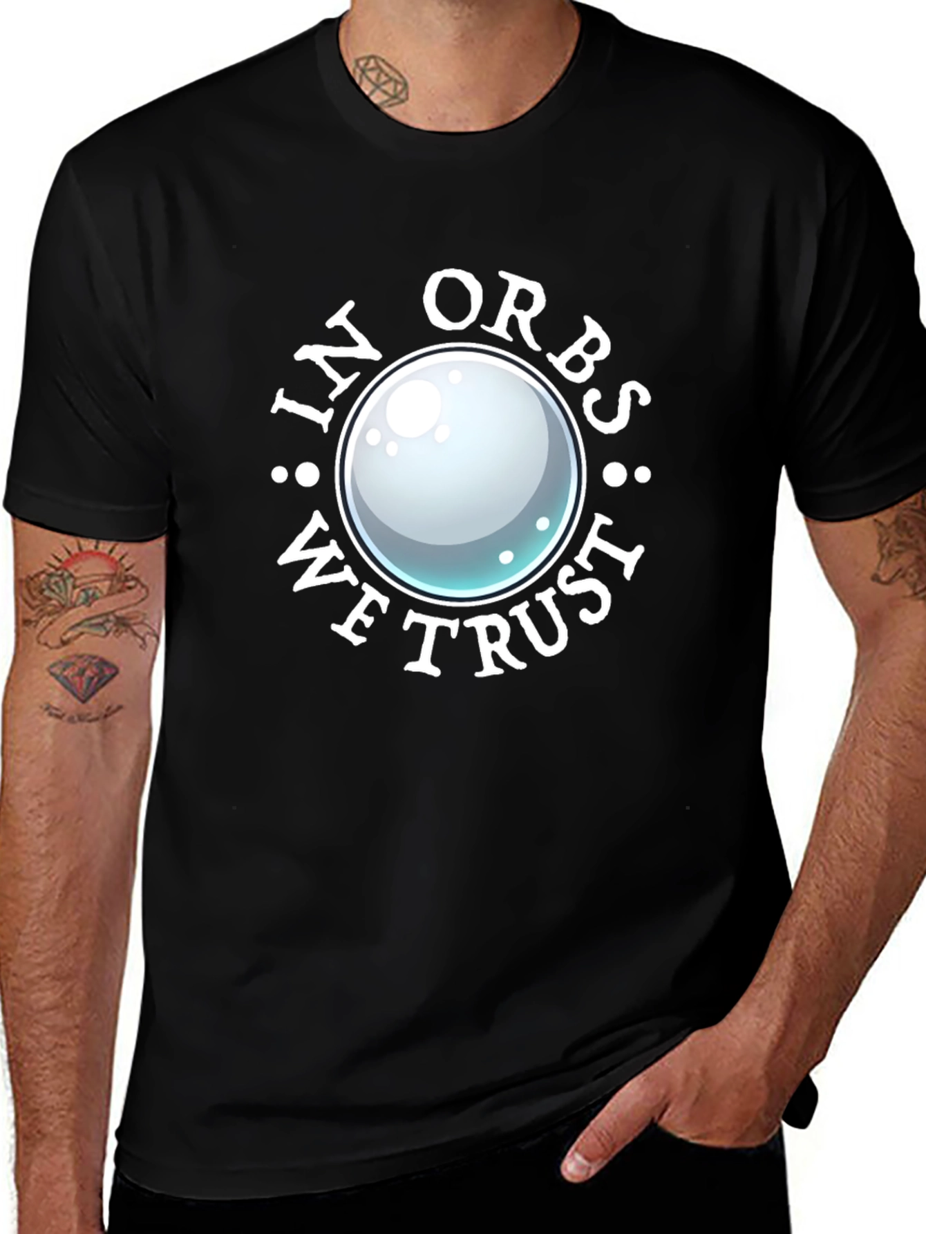 In Orbs We Trust T-Shirt - Black