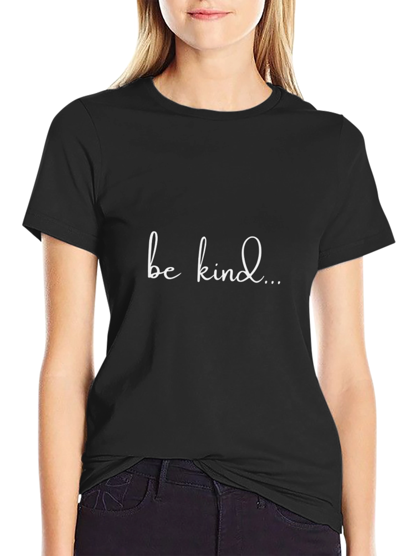 Be Kind Black T-Shirt - Mens Casual Tee