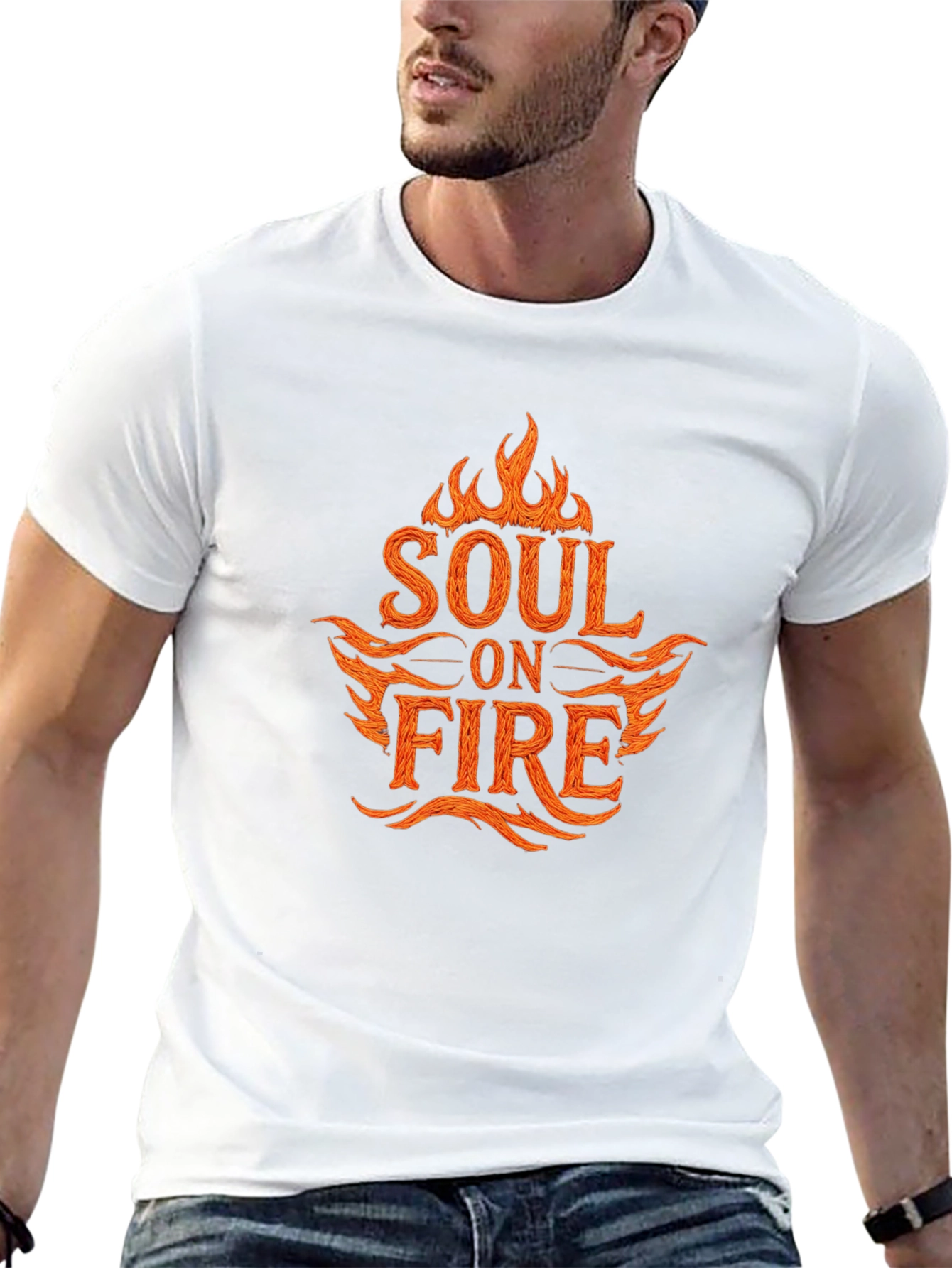 Soul on Fire Graphic T-Shirt - Black
