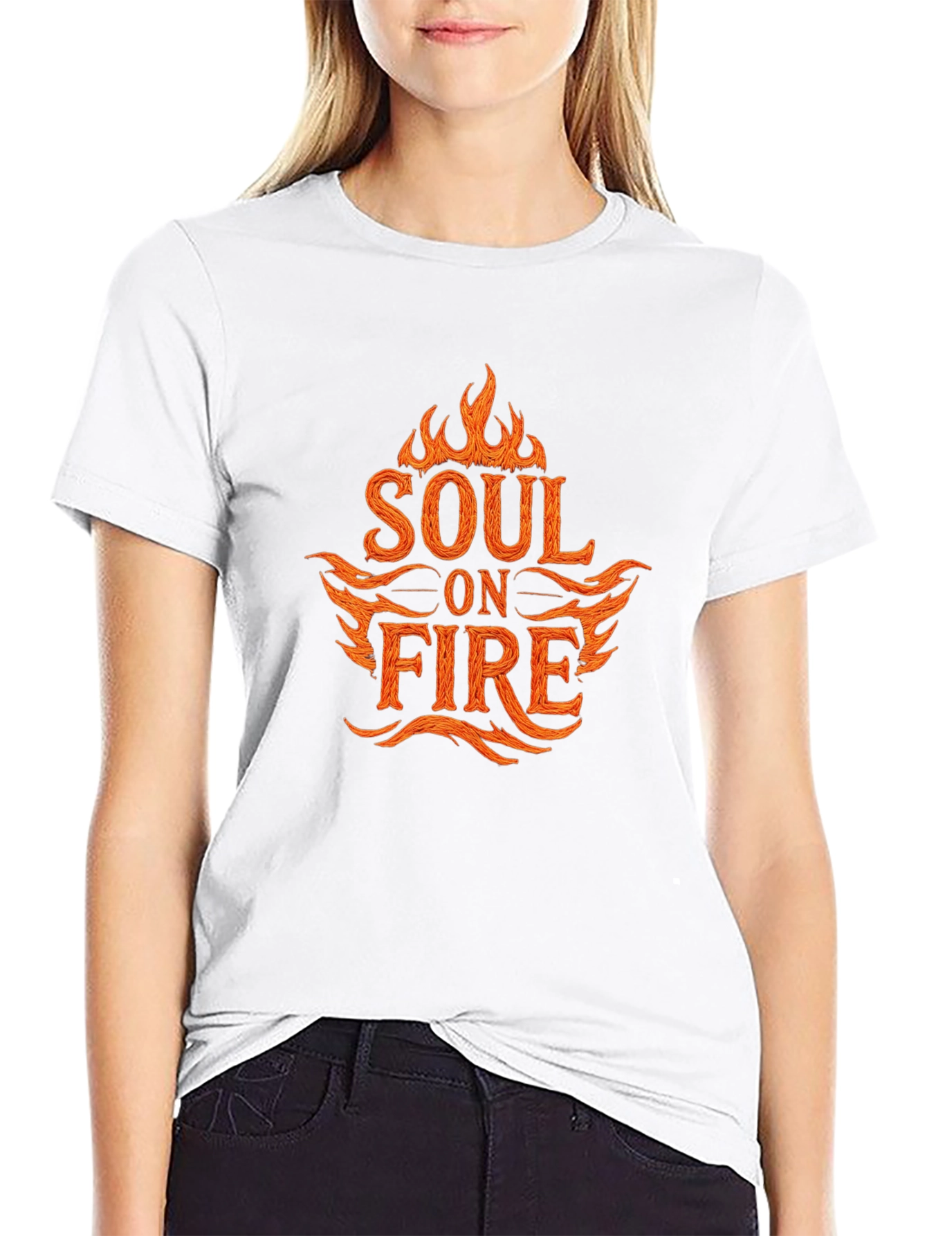 Soul on Fire Graphic T-Shirt - Black