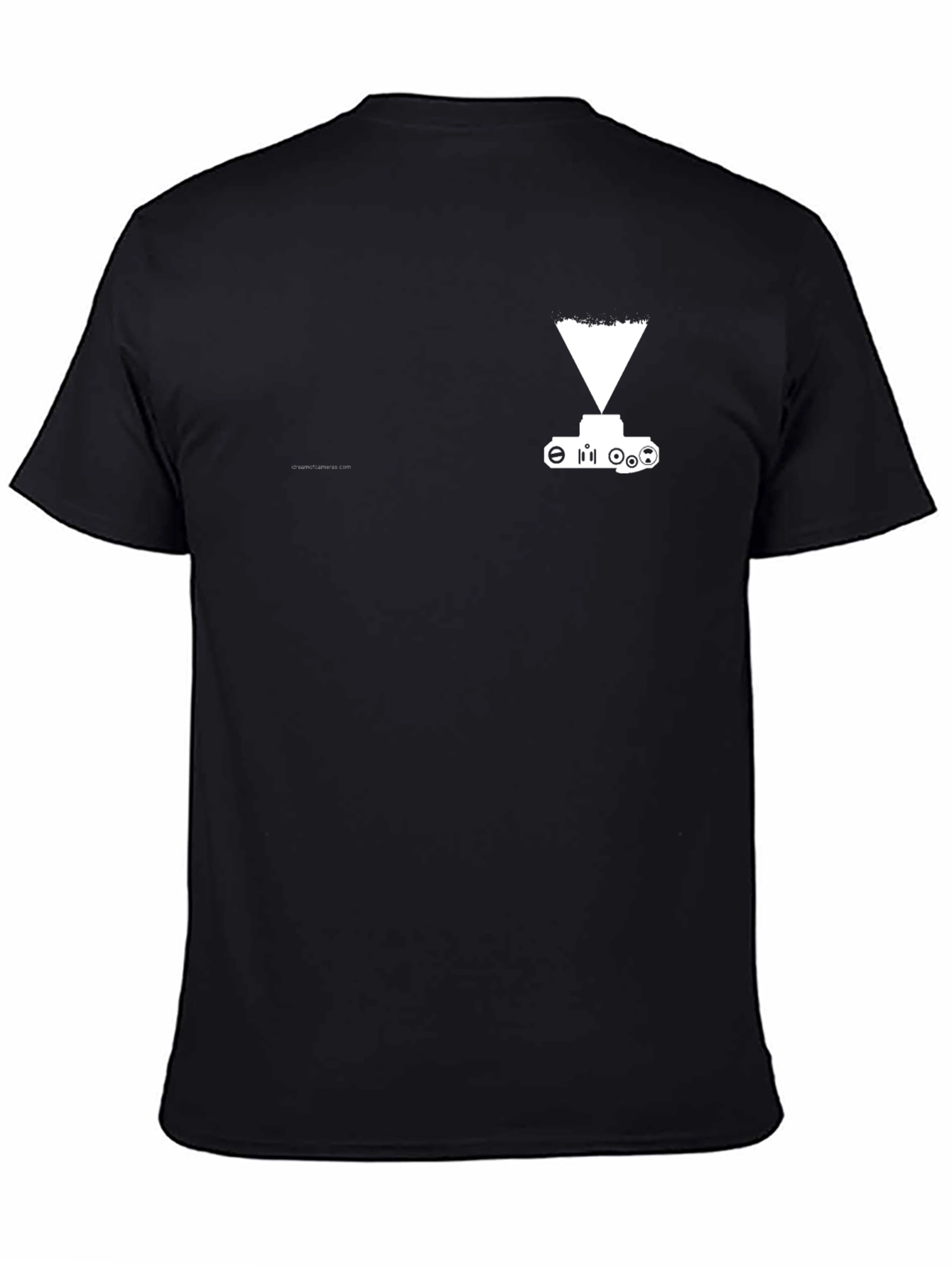 Black Tee Shirt with White Tank Graphic