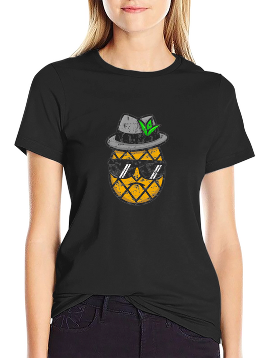 Cool Pineapple Graphic Tee - Summer Style!