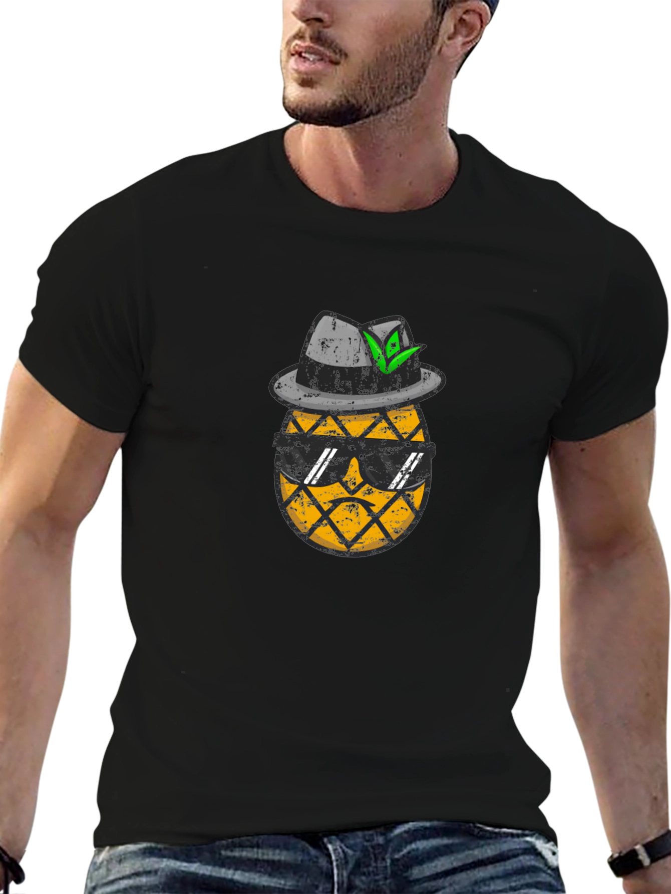 Cool Pineapple Graphic Tee - Summer Style!
