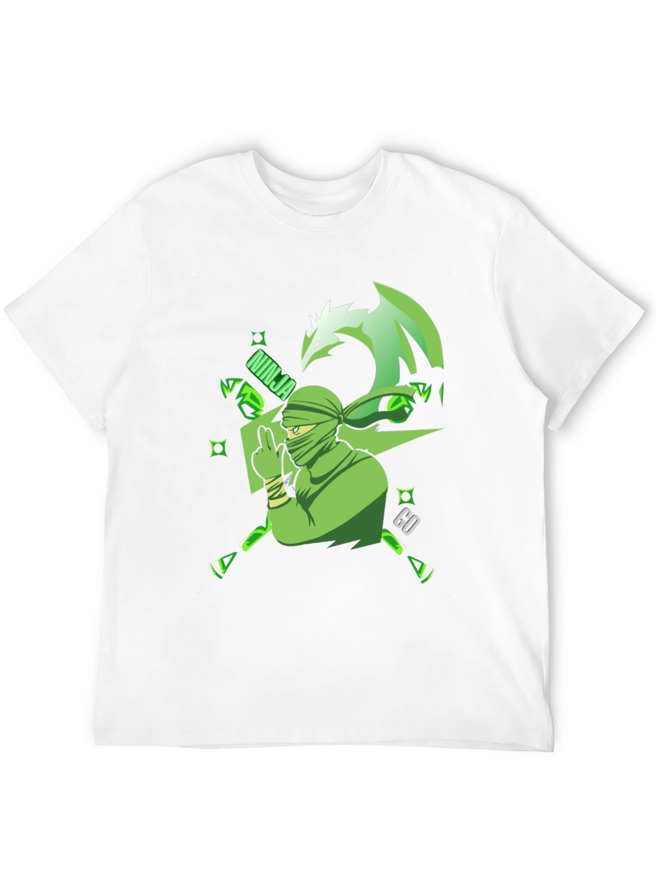 Ninja GO Green Graphic T-Shirt