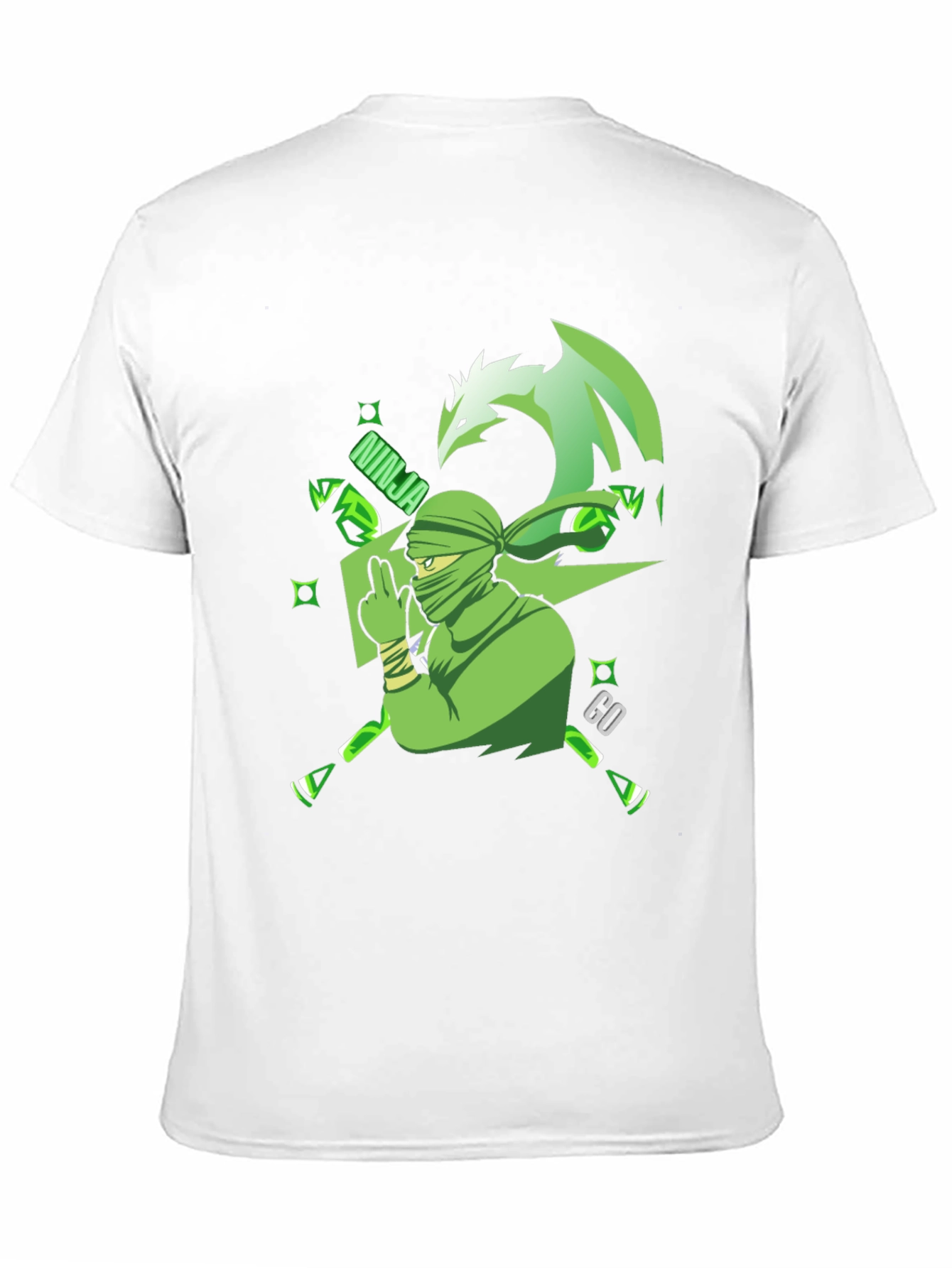 Ninja GO Green Graphic T-Shirt