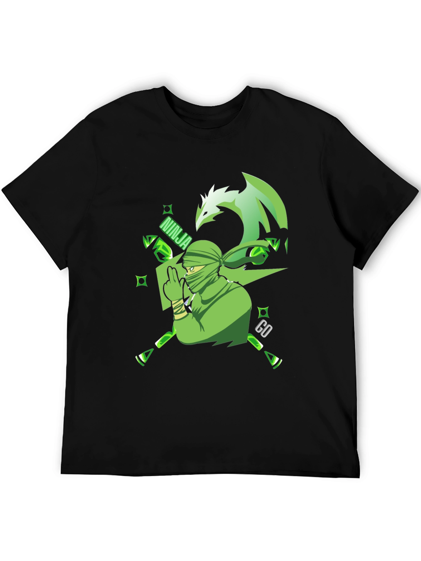 Ninja GO Green Graphic T-Shirt