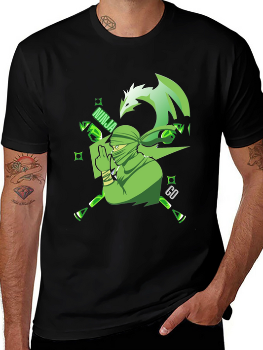 Ninja GO Green Graphic T-Shirt