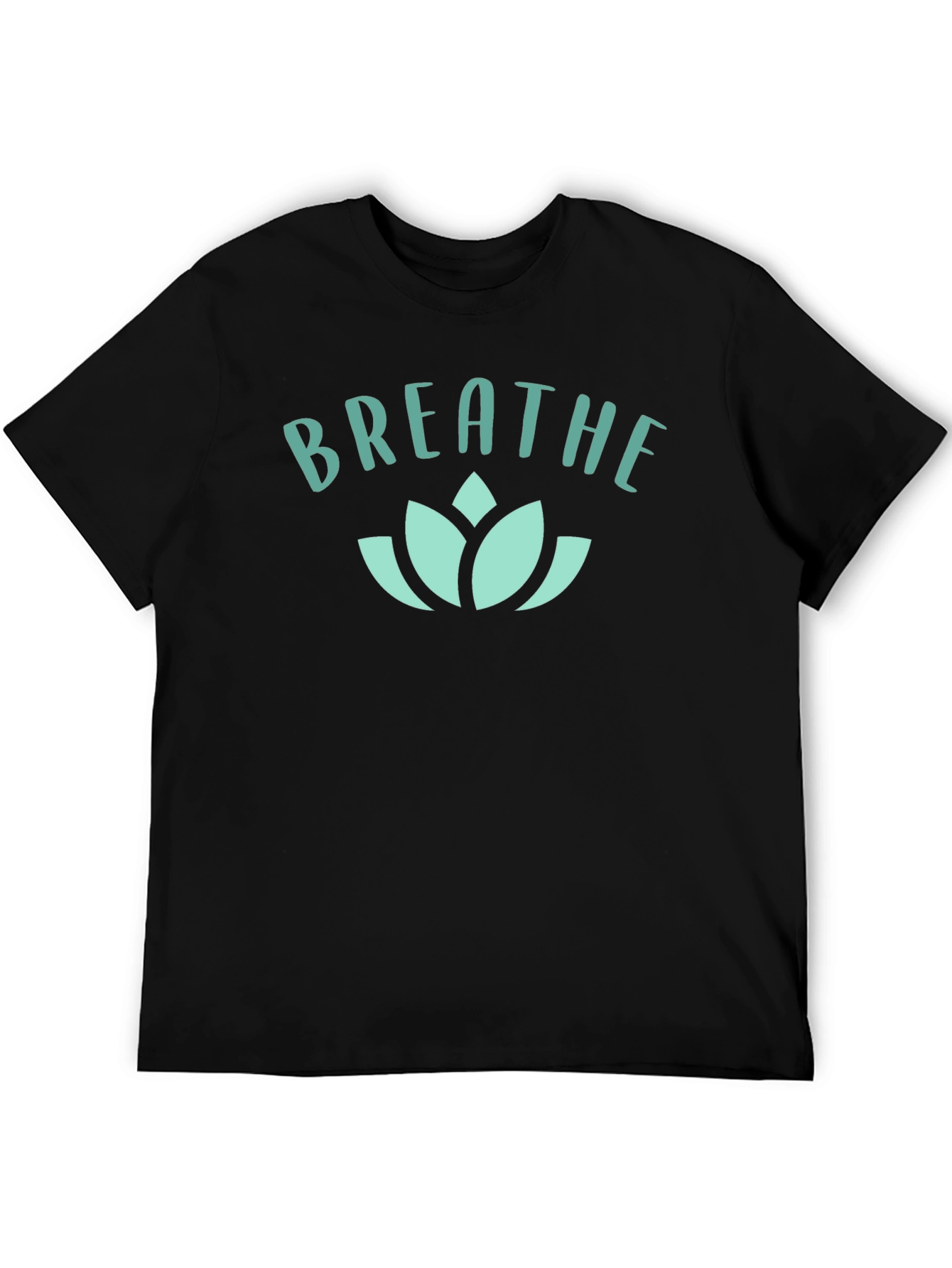 Breathe Lotus Graphic Tee - Relaxed Fit