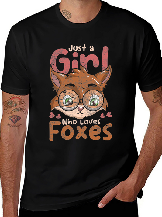 Just A Girl Who Loves Foxes T-Shirt
