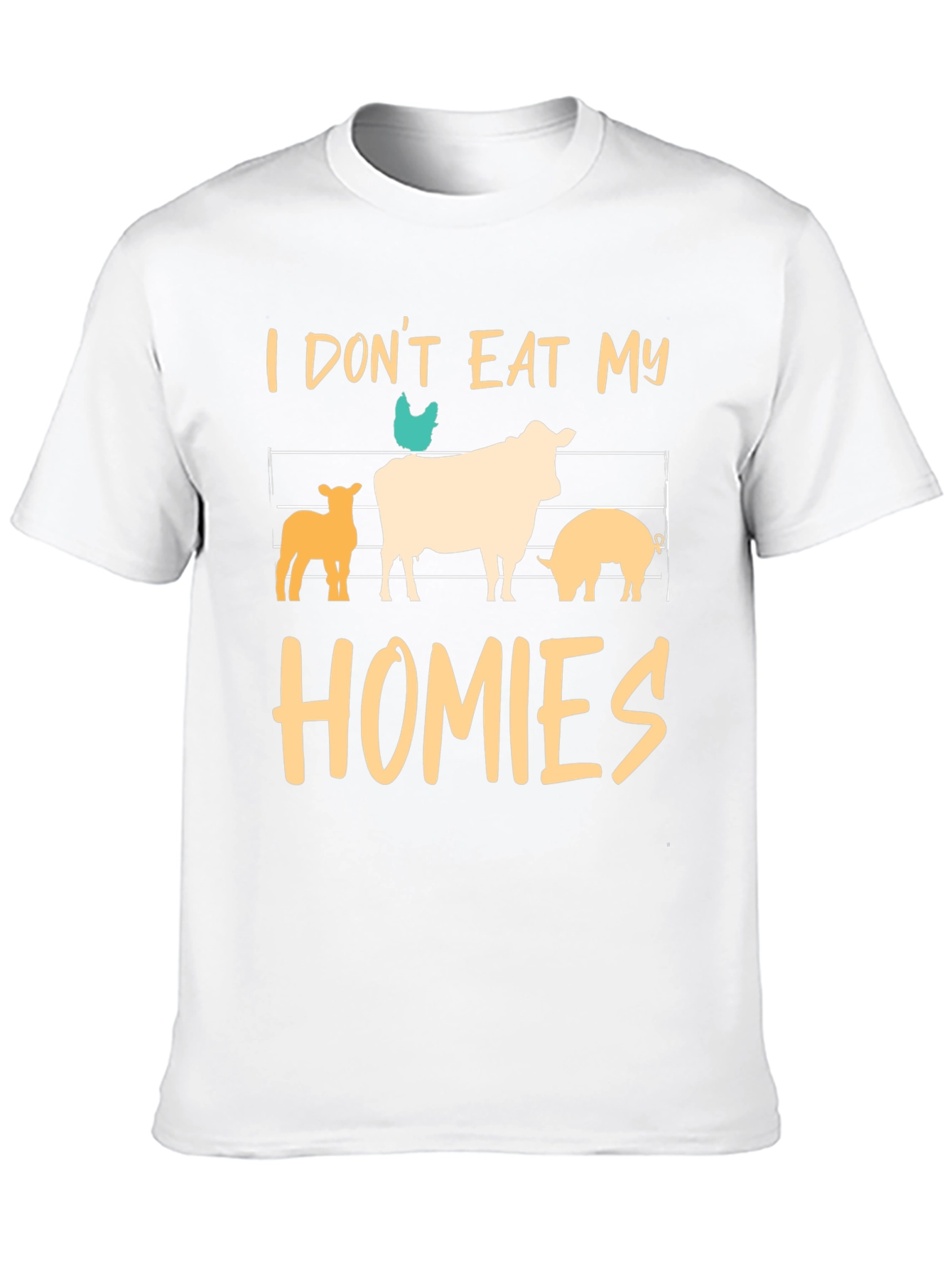 Vegan T-Shirt: I Dont Eat My Homies