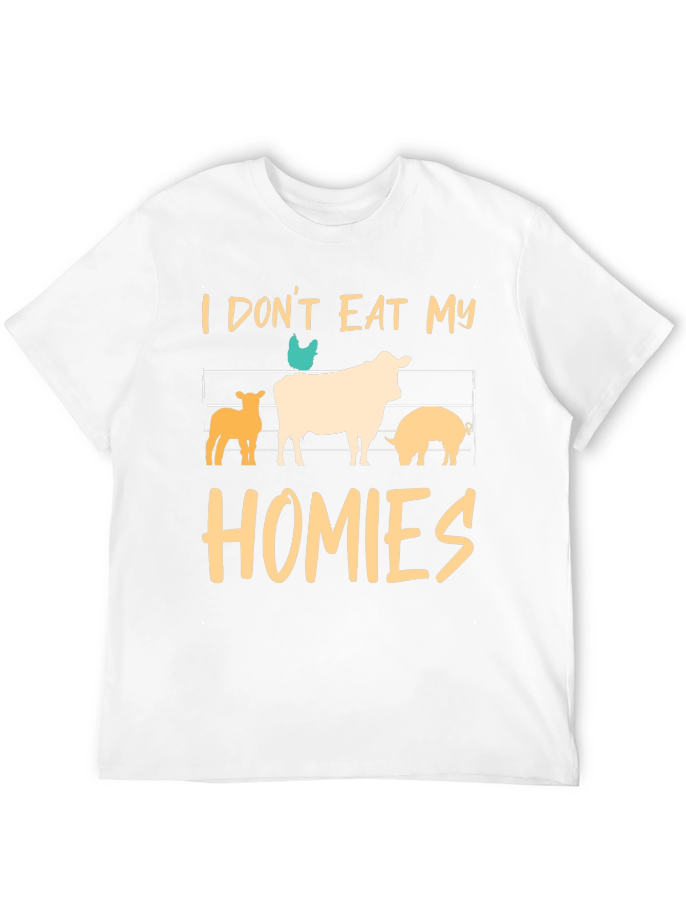 Vegan T-Shirt: I Dont Eat My Homies
