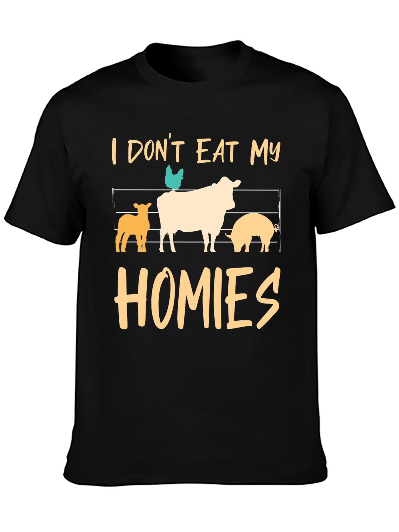Vegan T-Shirt: I Dont Eat My Homies