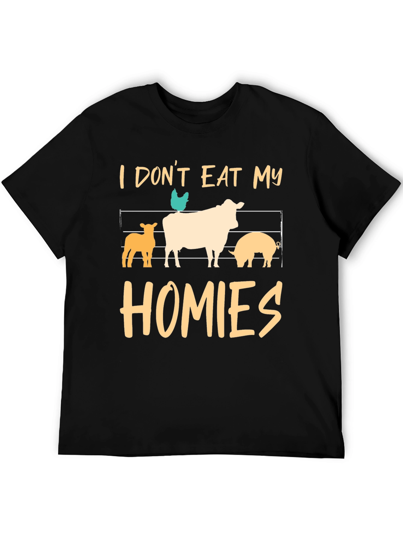 Vegan T-Shirt: I Dont Eat My Homies