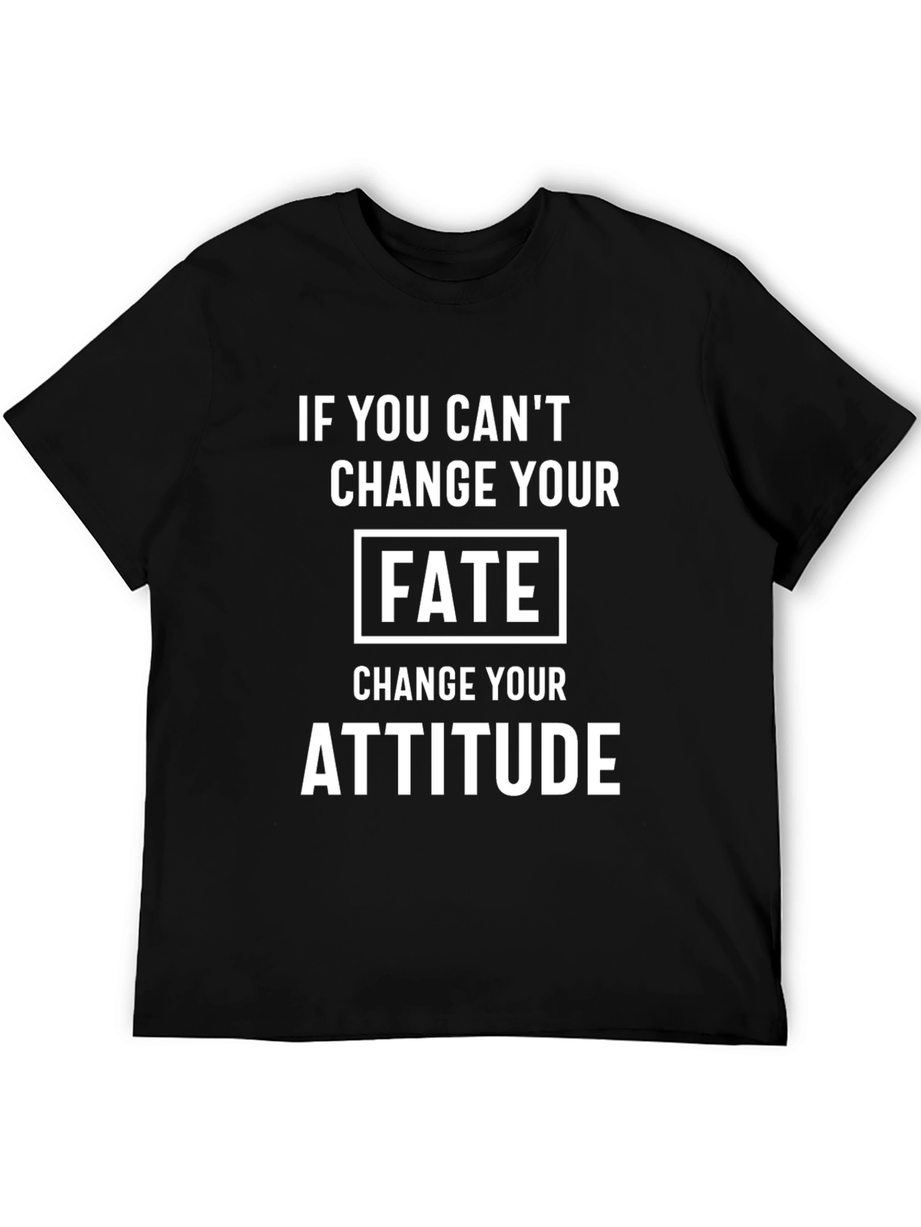 Change Your Attitude Black T-Shirt