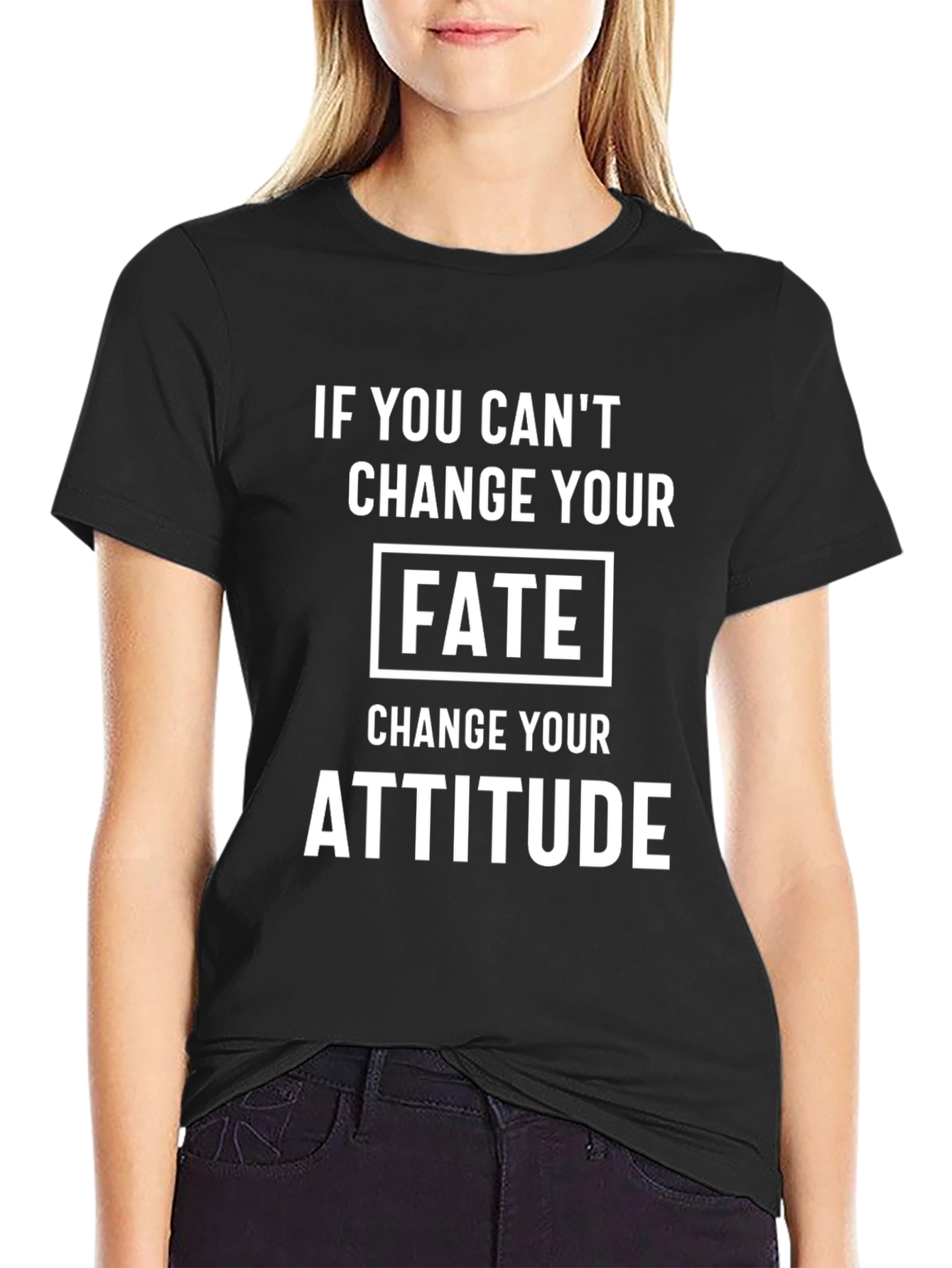 Change Your Attitude Black T-Shirt