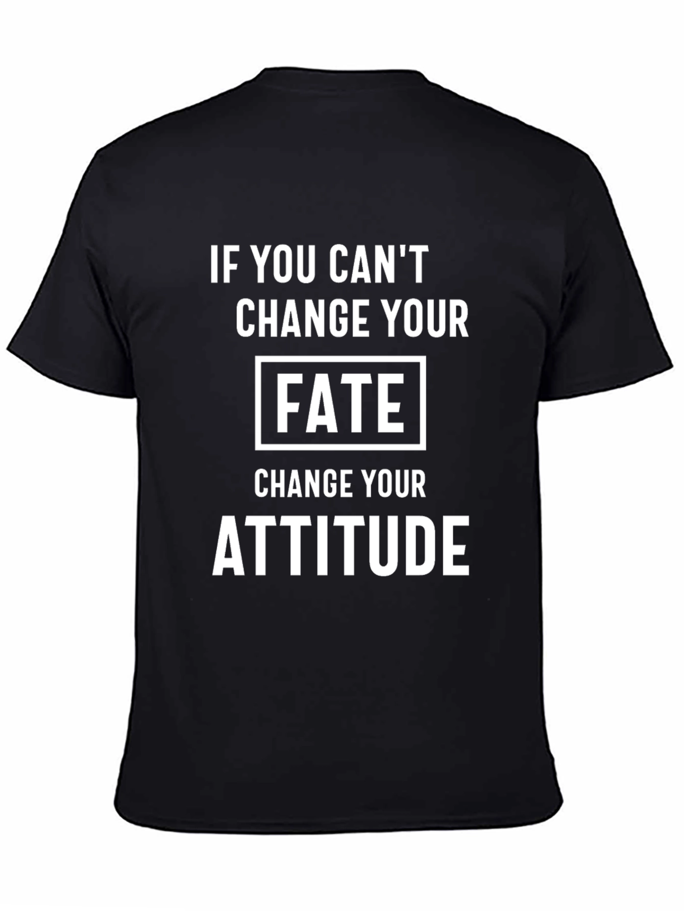 Change Your Attitude Black T-Shirt