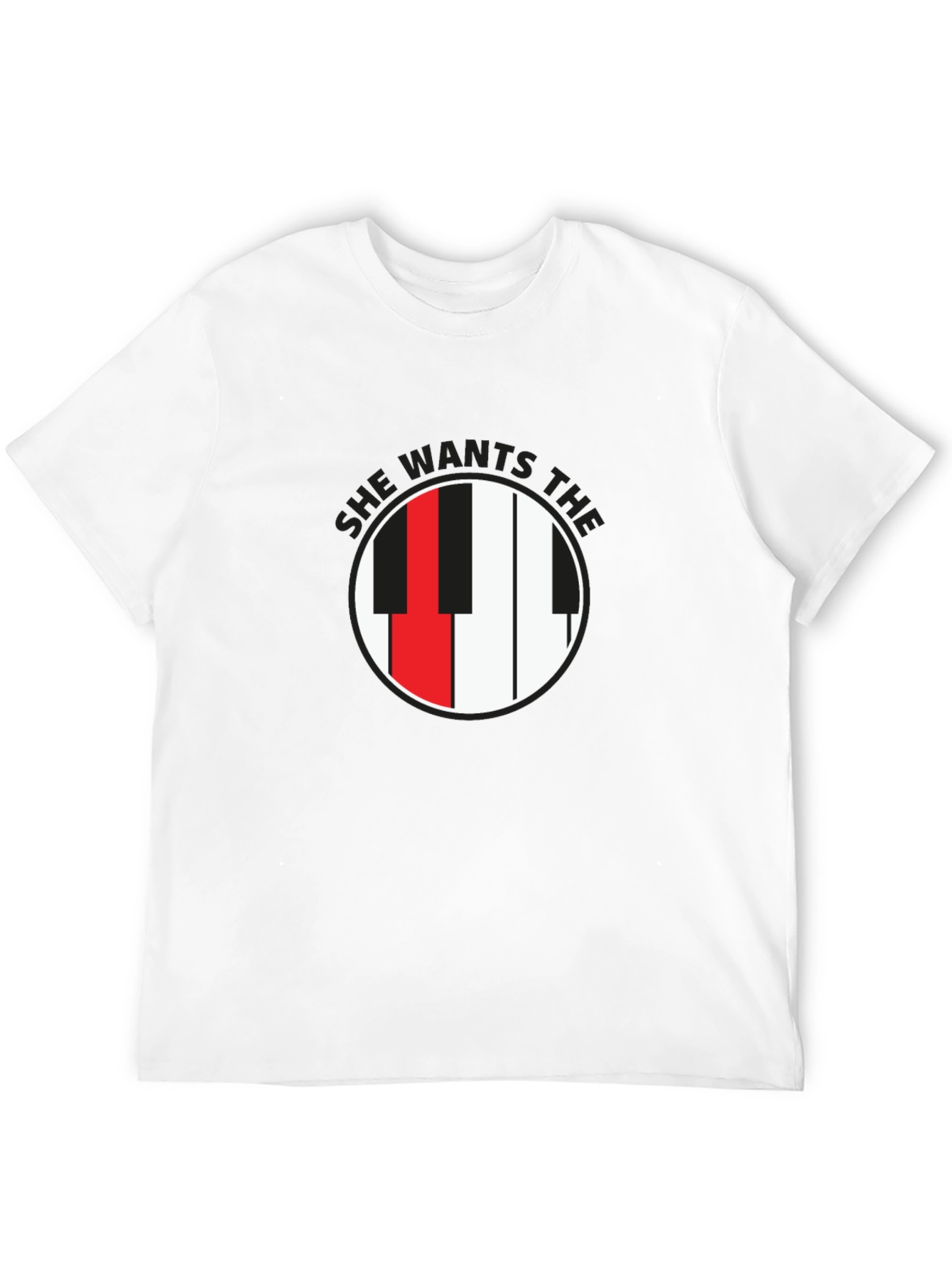 She Wants the D Black T-Shirt