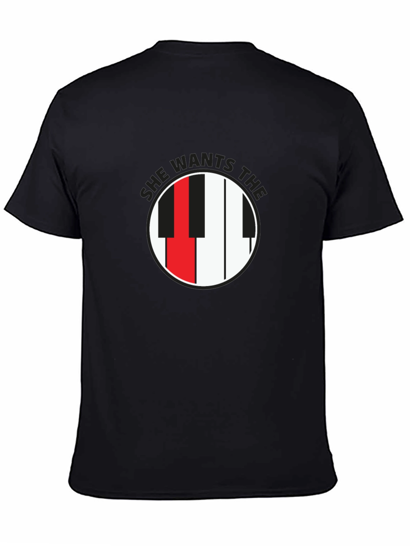 She Wants the D Black T-Shirt
