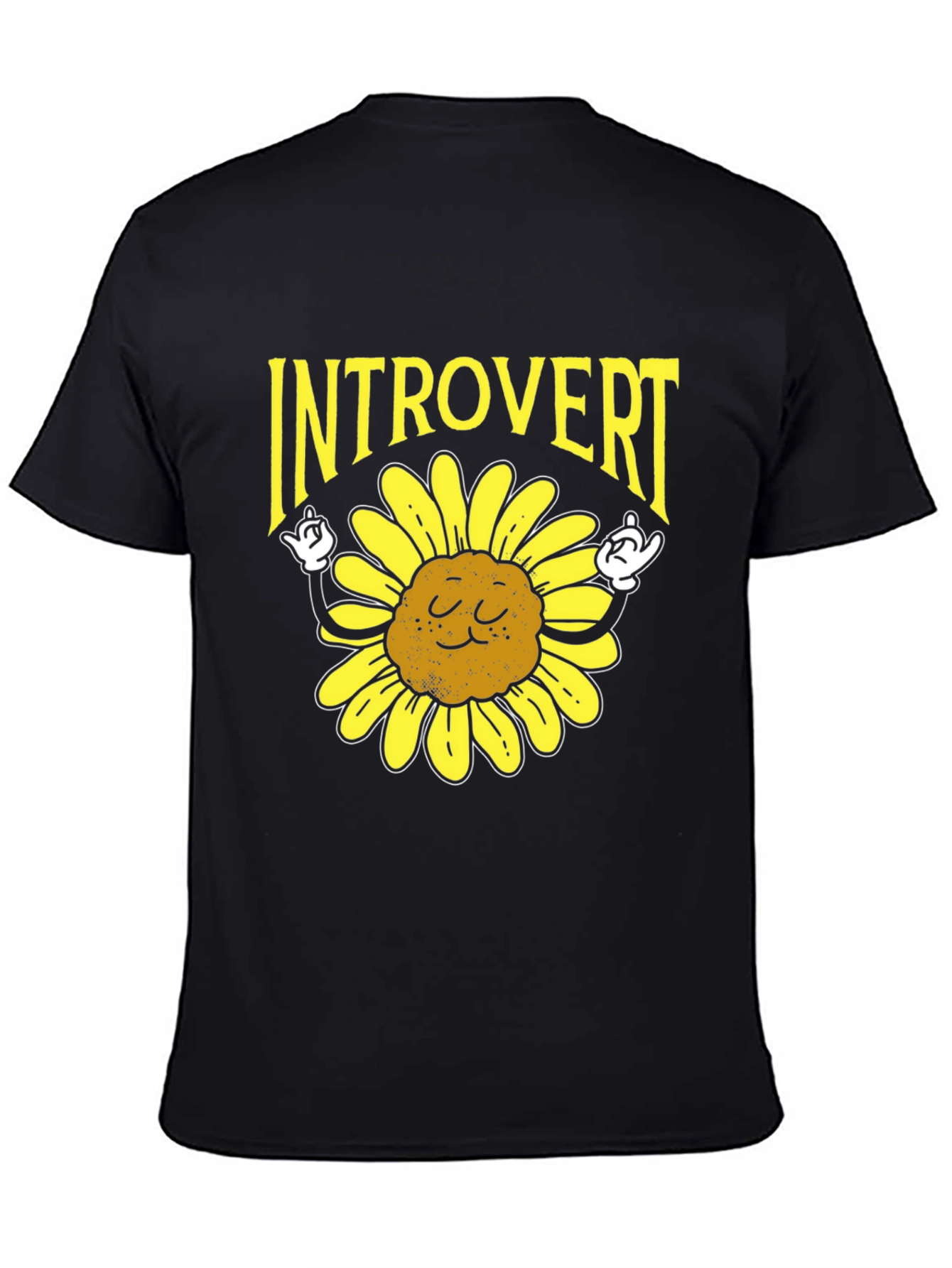 Introvert Sunflower Graphic T-Shirt