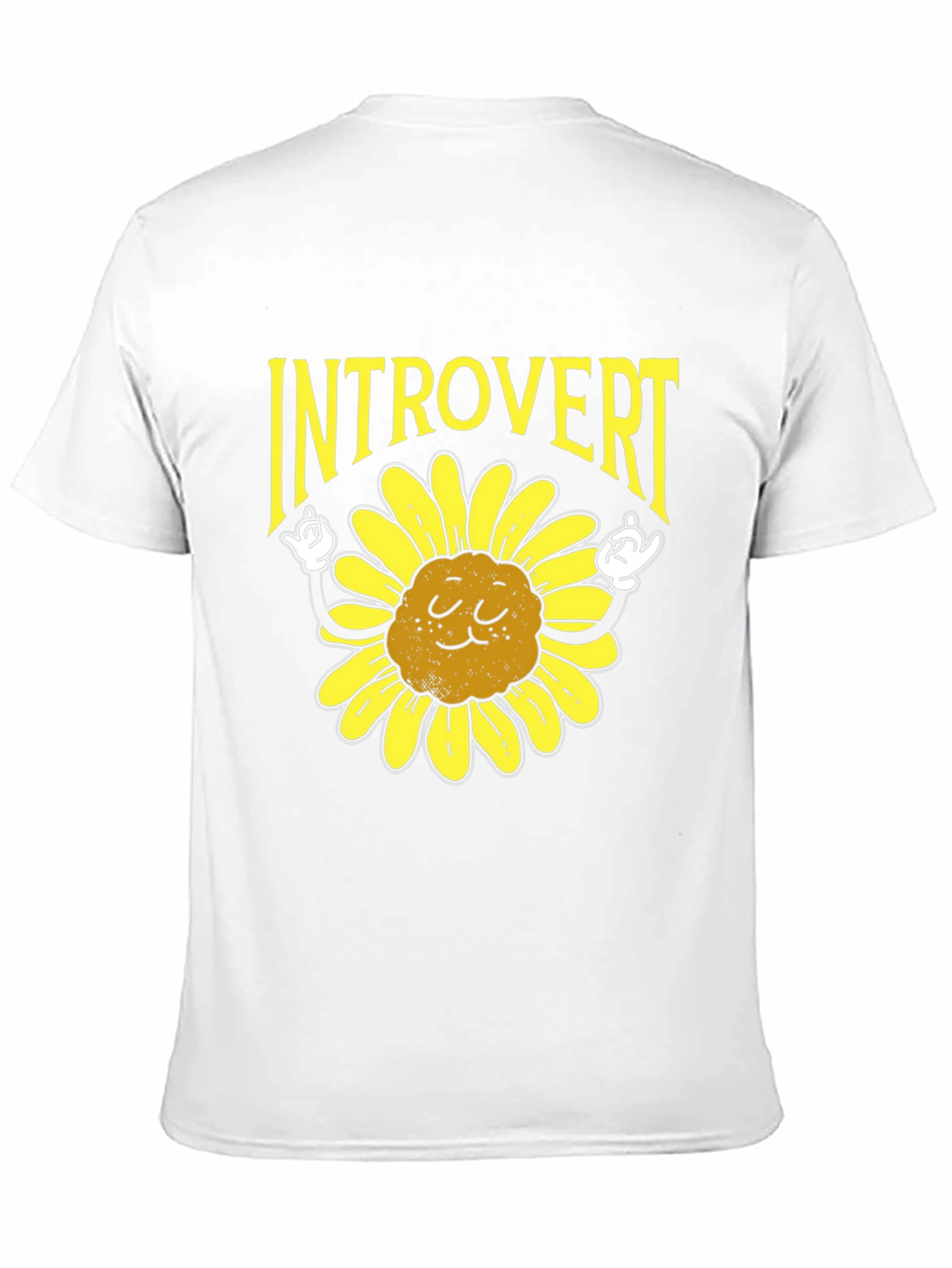 Introvert Sunflower Graphic T-Shirt
